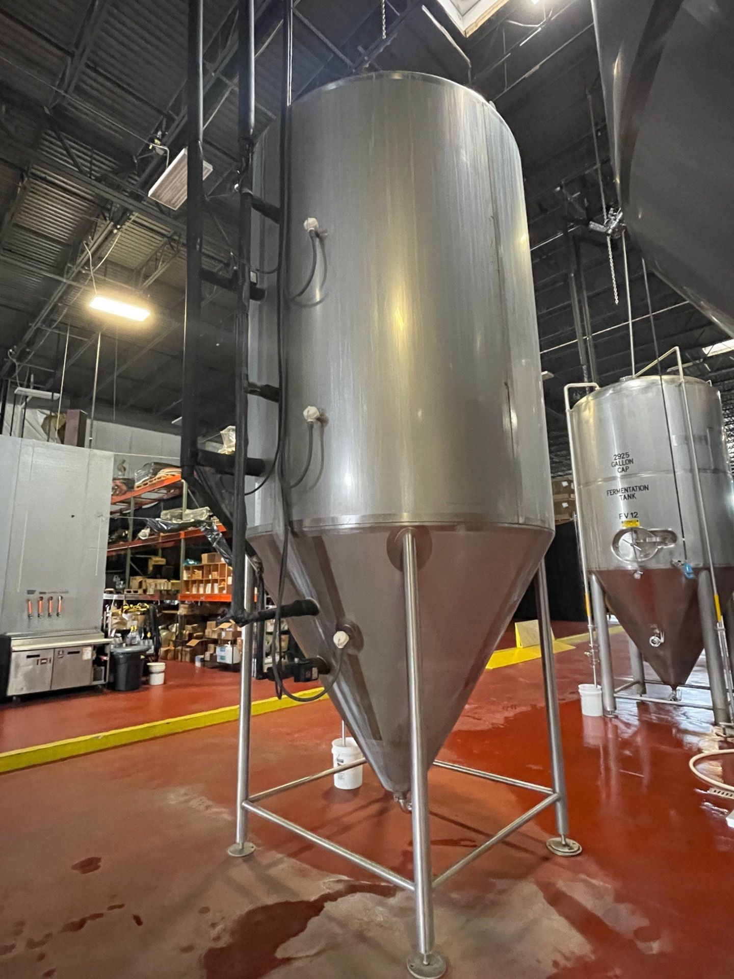 2013 Quality Tank 100 BBL Stainless Steel Fermenter, Glycol Jacketed, Cone Bottom, | Rig Fee $3000 - Image 11 of 11