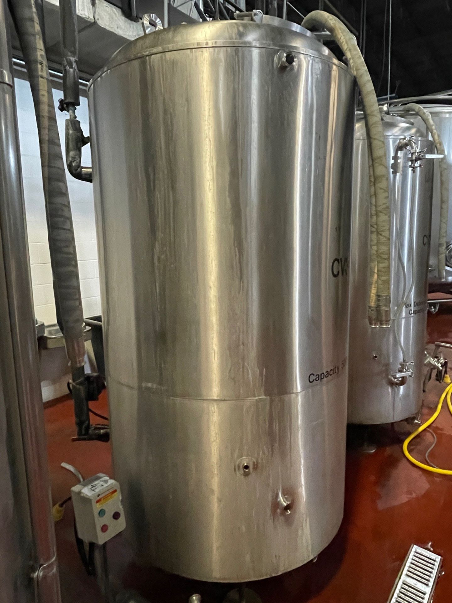 Sprinkman 500 Gal Stainless Steel Holding Tank, Glycol Jacketed, Flat Bottom, Atmos | Rig Fee $600 - Image 3 of 7