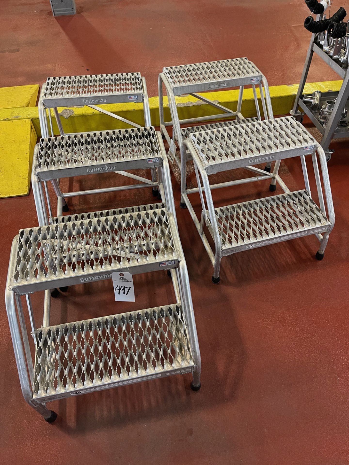 Lot of (5) Cotterman Step Stools | Rig Fee $50