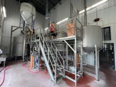2012 Sprinkman 30 BBL 5-Vessel Brewhouse, with Grain Mash Tun (33 BBLS, Approx. 6.5' x 14'), Lauter