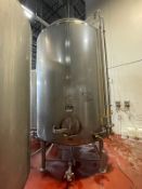 2012 Sprinkman 100 BBL Stainless Steel Holding Tank, Glycol Jacketed, Rounded Bottom, Atmospheric PS