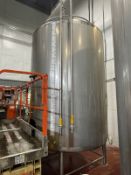 2012 Sprinkman 100 BBL Stainless Steel Brite Tank, Glycol Jacketed, Rounded Bottom, Atmospheric PSI,