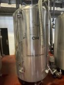 Sprinkman 500 Gal Stainless Steel Holding Tank, Glycol Jacketed, Flat Bottom, Atmospheric PSI, Appro