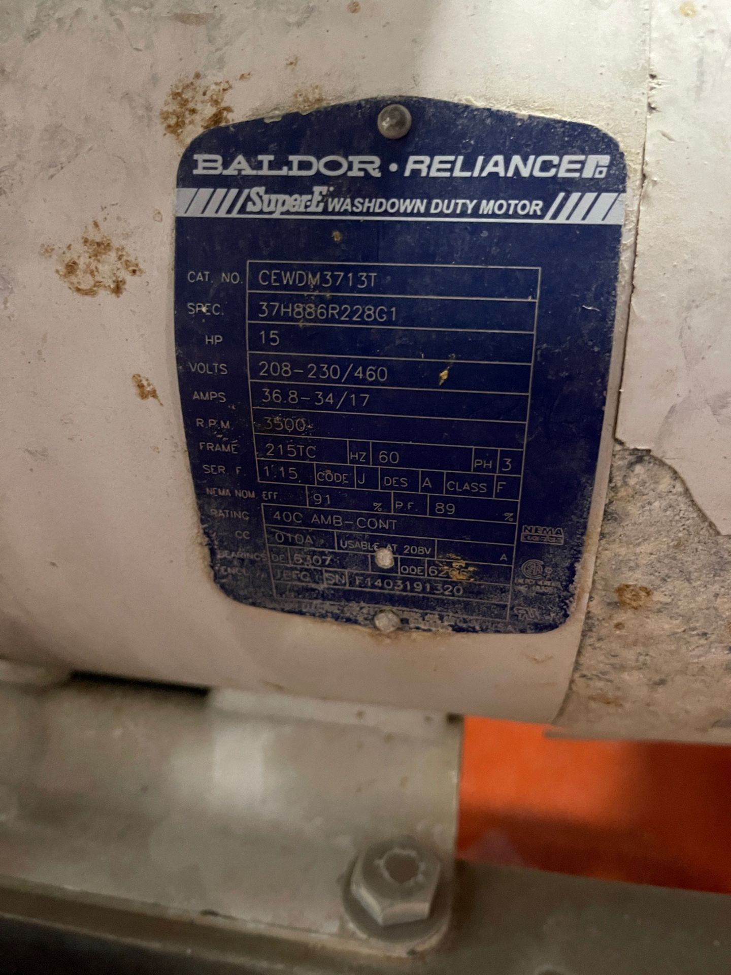 Centrifugal Transfer Pump, 15 HP Baldor Reliance Motor | Rig Fee $150 - Image 5 of 6