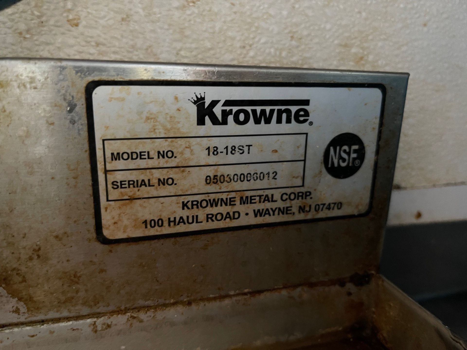 Krowne Stainless Steel Hand Sink with 20" x 52" Drying Area, Model 18-18ST, S/N 050 | Rig Fee $150 - Image 2 of 2