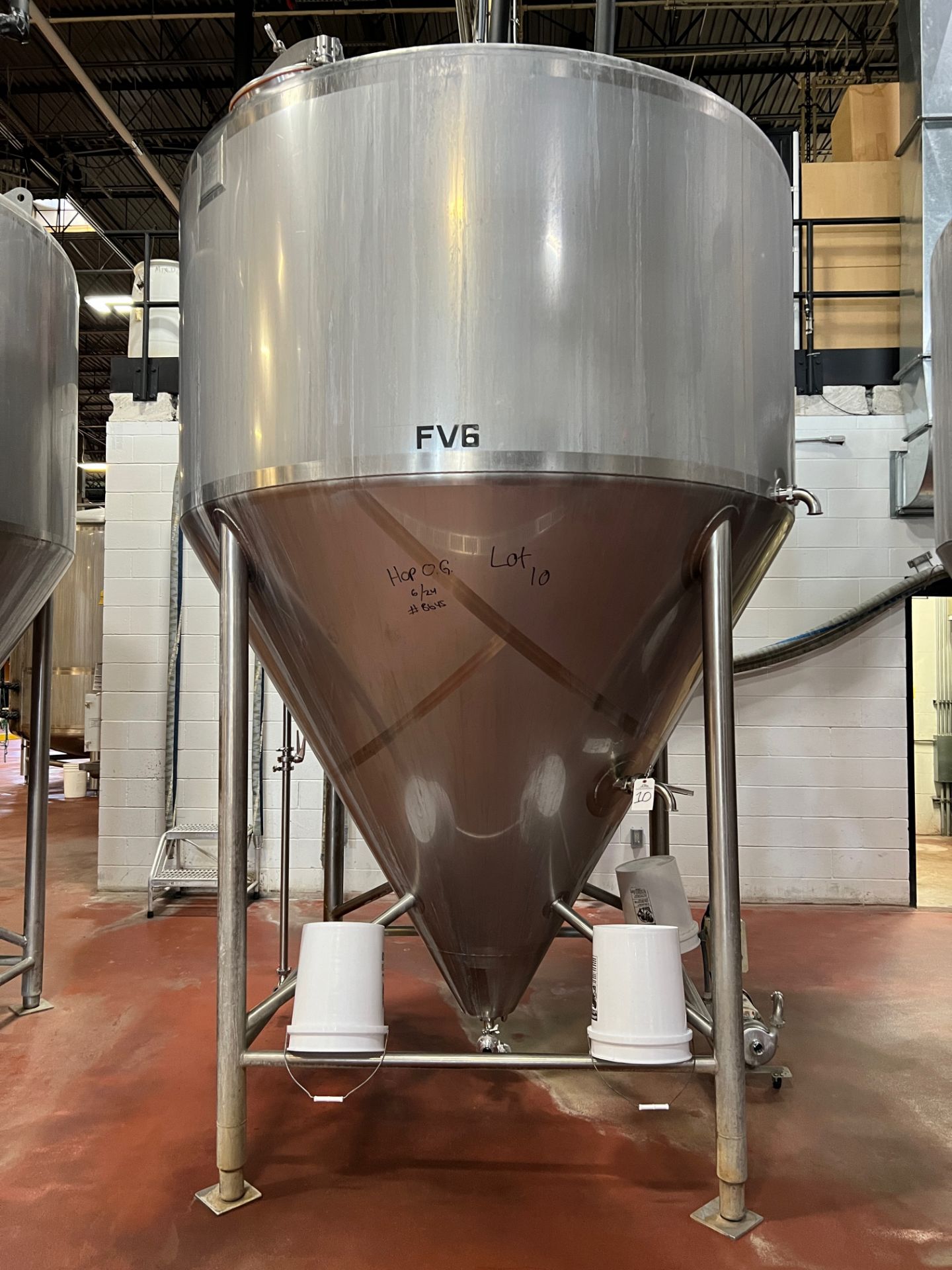 2011 Sprinkman 40 BBL Stainless Steel Fermenter, Glycol Jacketed, Cone Bottom, Atm | Rig Fee $1500