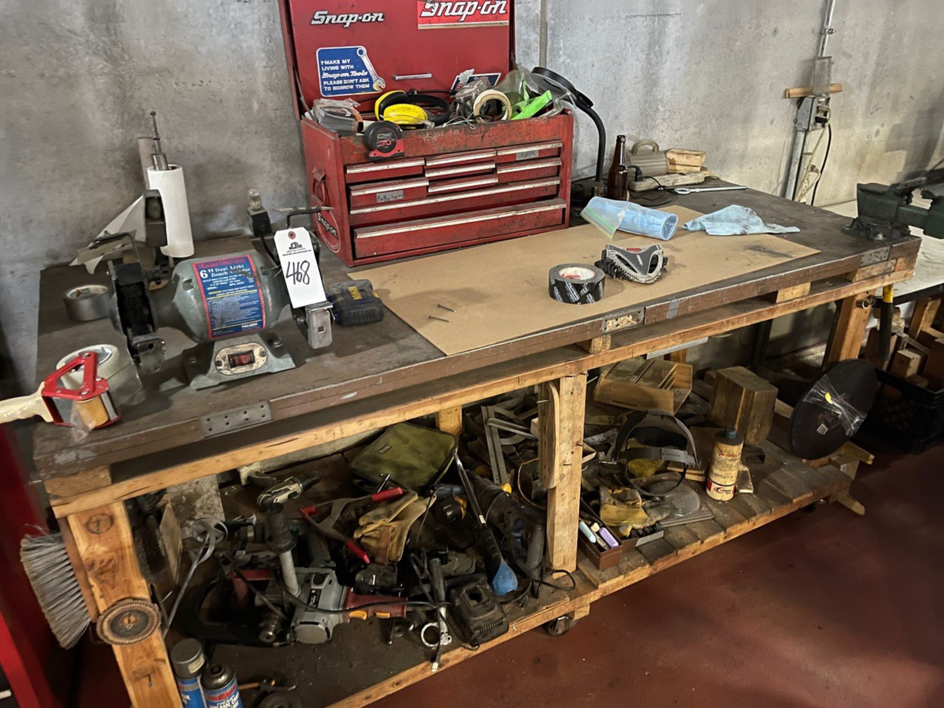 Contents of Work Bench | Rig Fee $150