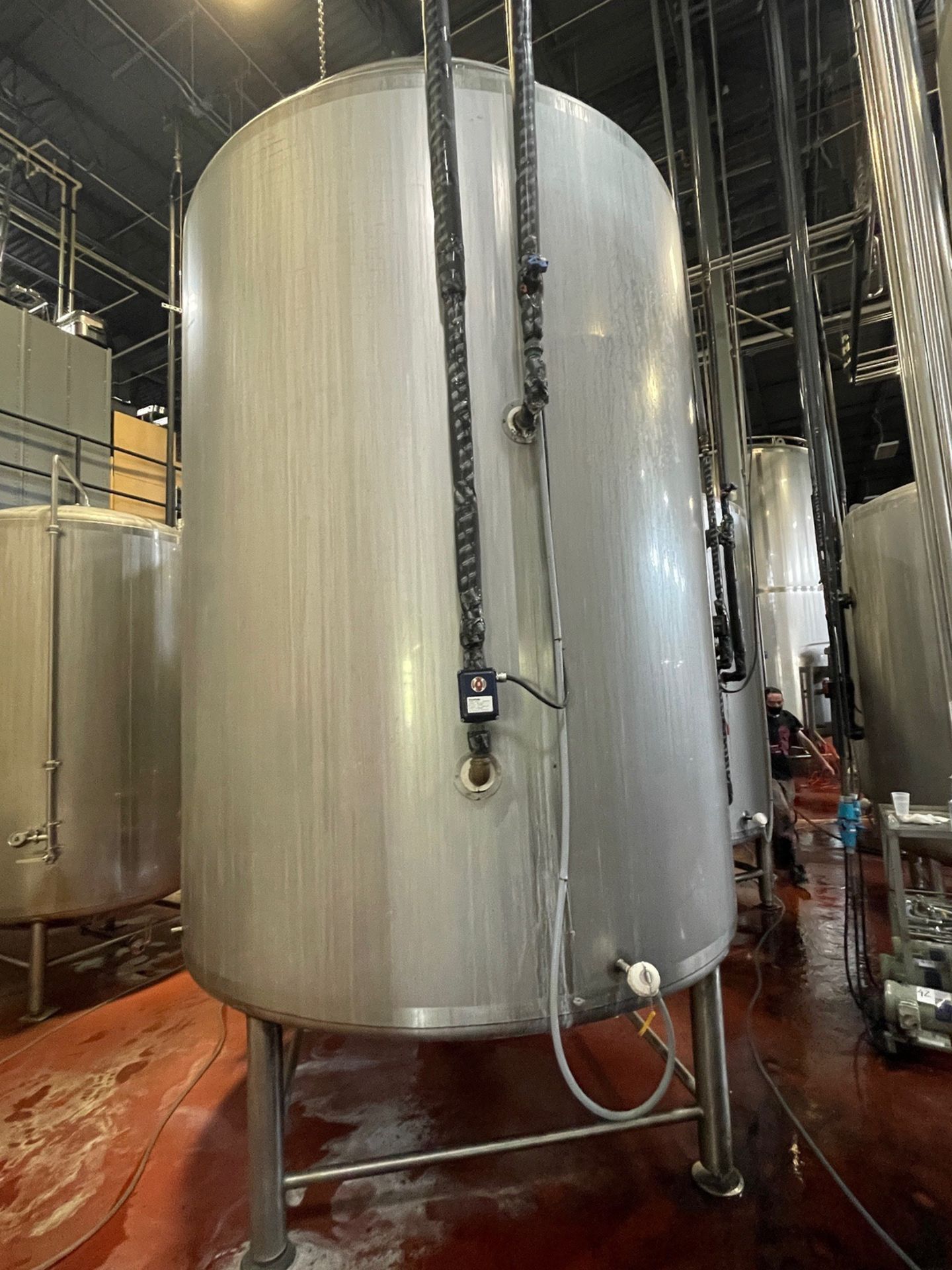 2012 Sprinkman 100 BBL Stainless Steel Holding Tank, Glycol Jacketed, Rounded Botto | Rig Fee $2000 - Image 8 of 9