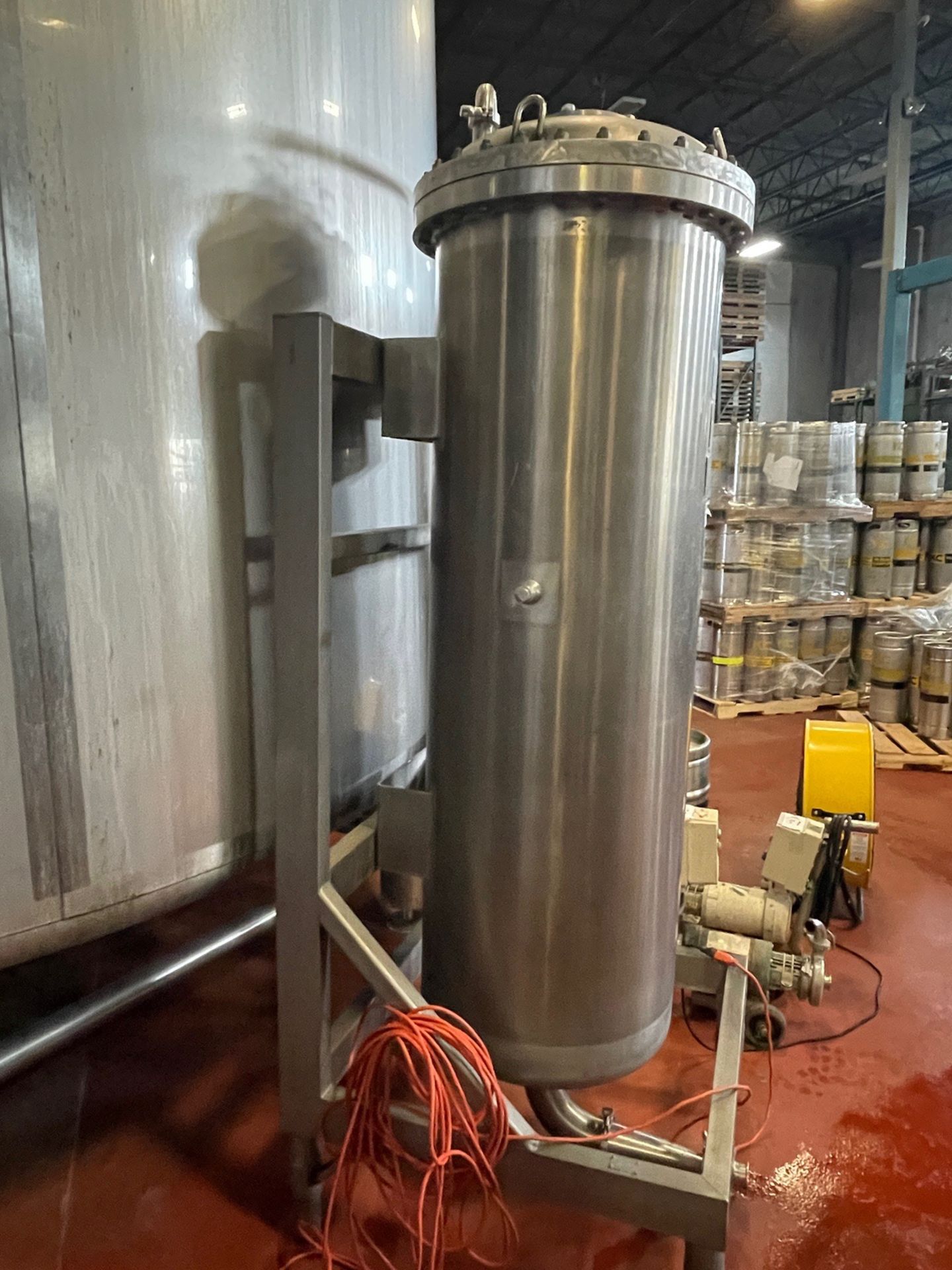 Crepaco Stainless Steel Filter, Approx. 26" Diameter and 8'2" Height, S/N D-1749 | Rig Fee $200 - Image 6 of 8