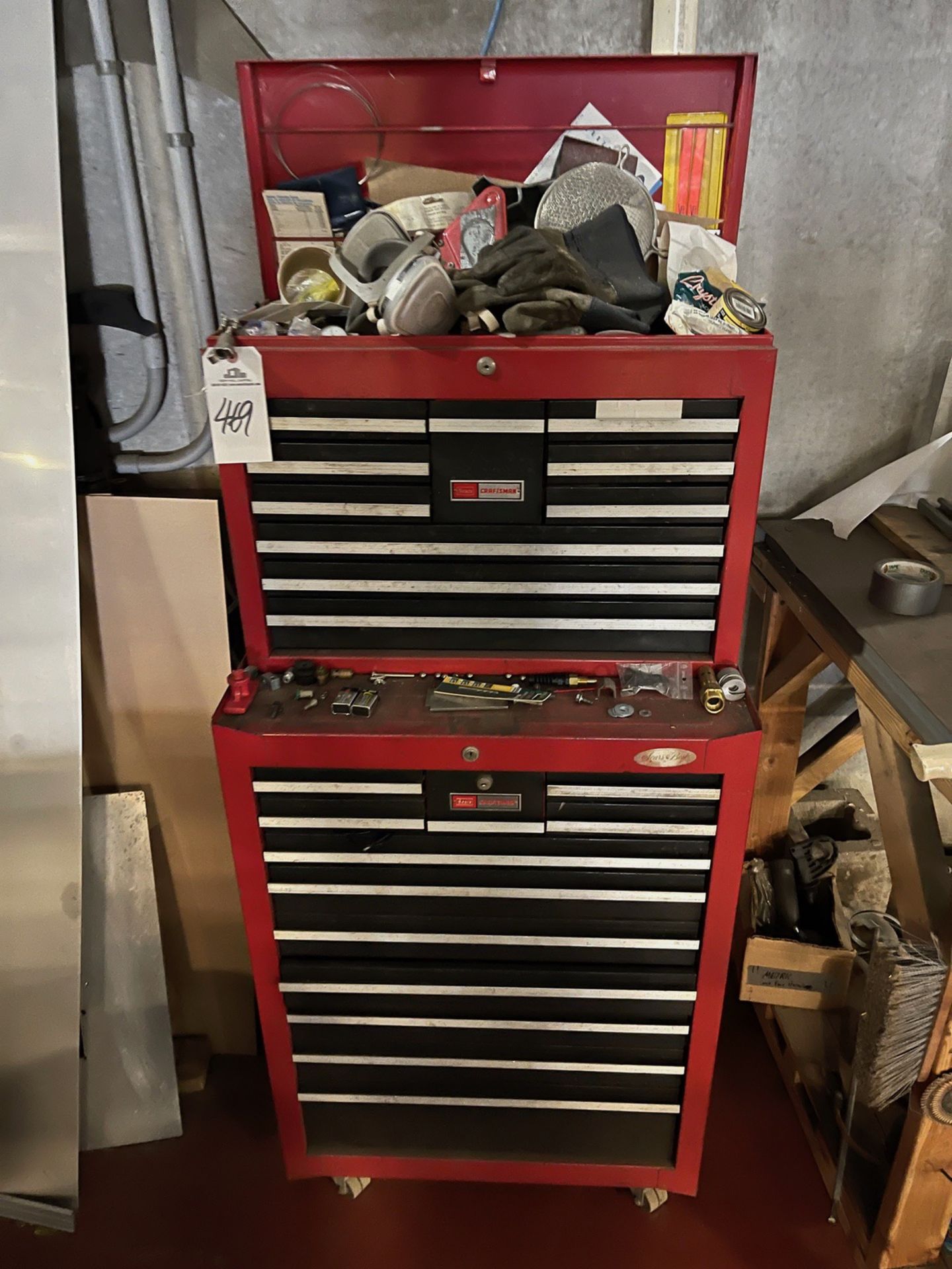 Tool Cabinet and Contents | Rig Fee $50
