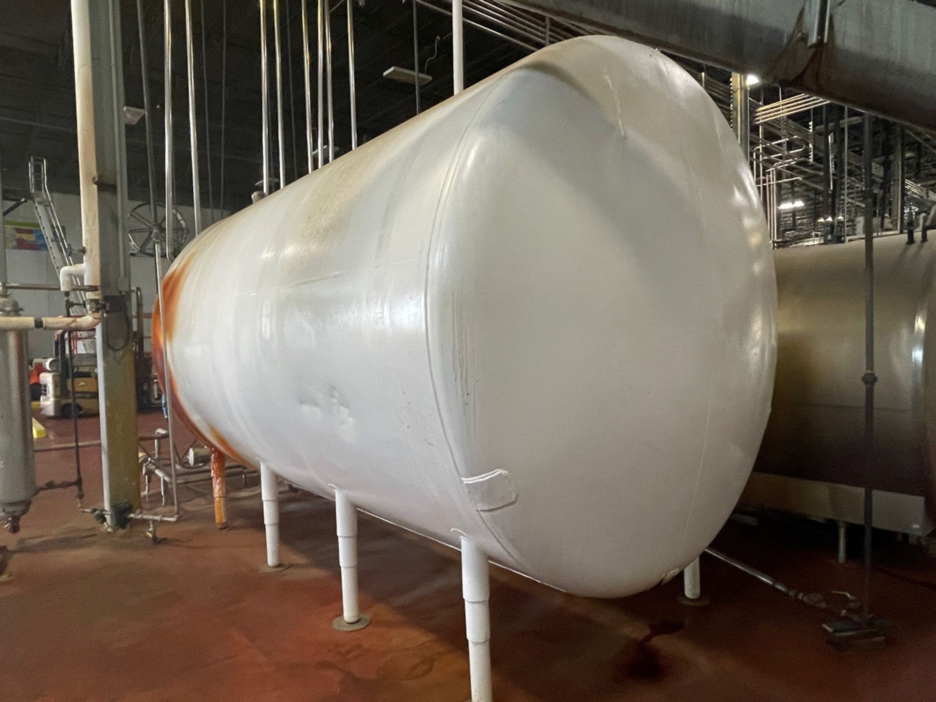 Stainless Steel Hot Liquor Tank, Approx. 9' Diameter and 15' Long | Rig Fee $1500 - Image 2 of 5