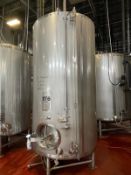 2011 Sprinkman 40 BBL Stainless Steel Brite Tank, Glycol Jacketed, Rounded Bottom, Atmospheric PSI,