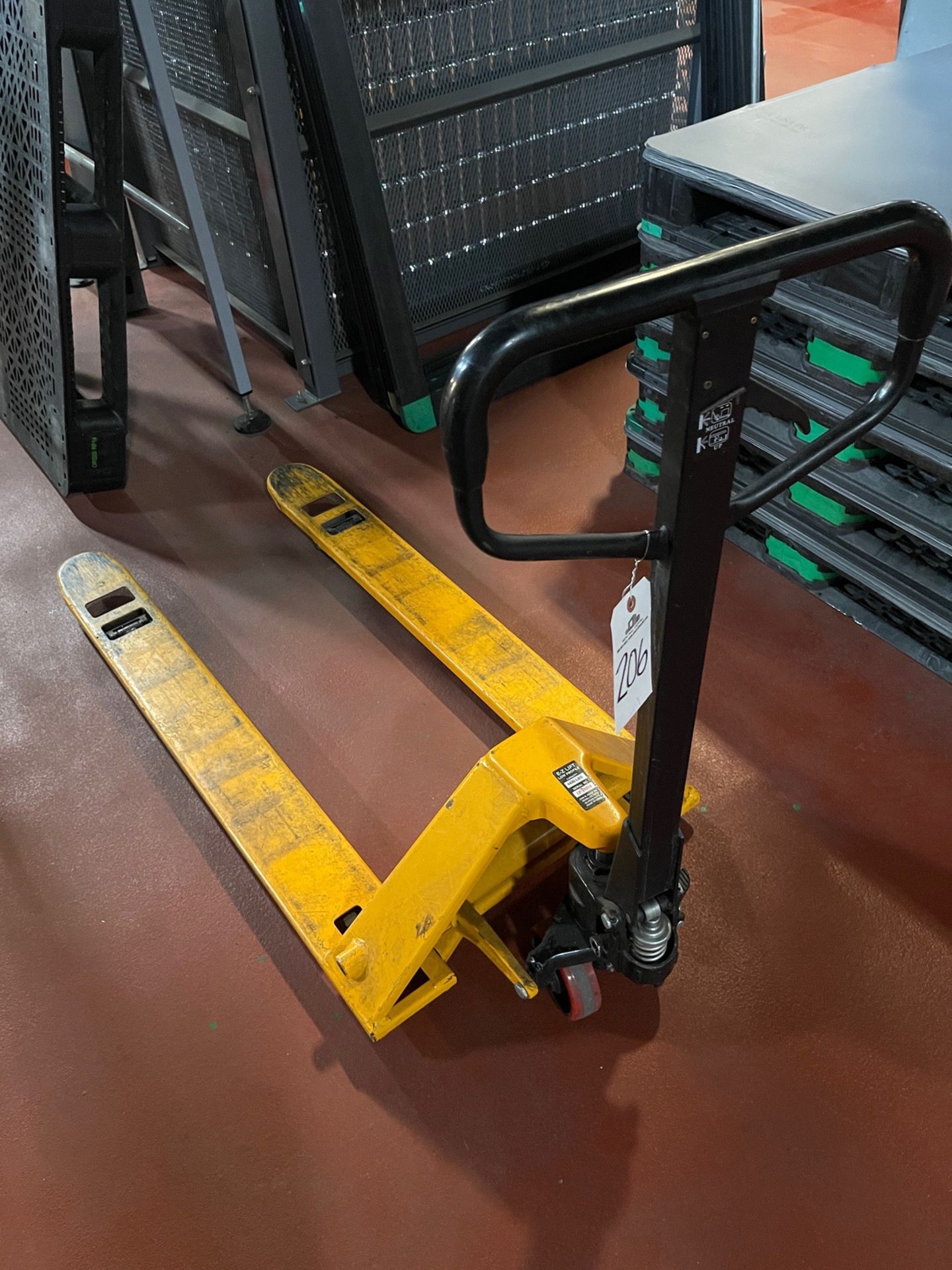 E-Z Lift. 4,400 Lb Capacity Low-Profile Pallet Jack with 48" Forks | Rig Fee $10