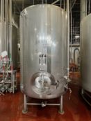 2007 Sprinkman 1250 Gal Stainless Steel Brite Tank, Glycol Jacketed, Rounded Bottom, Atmospheric PSI