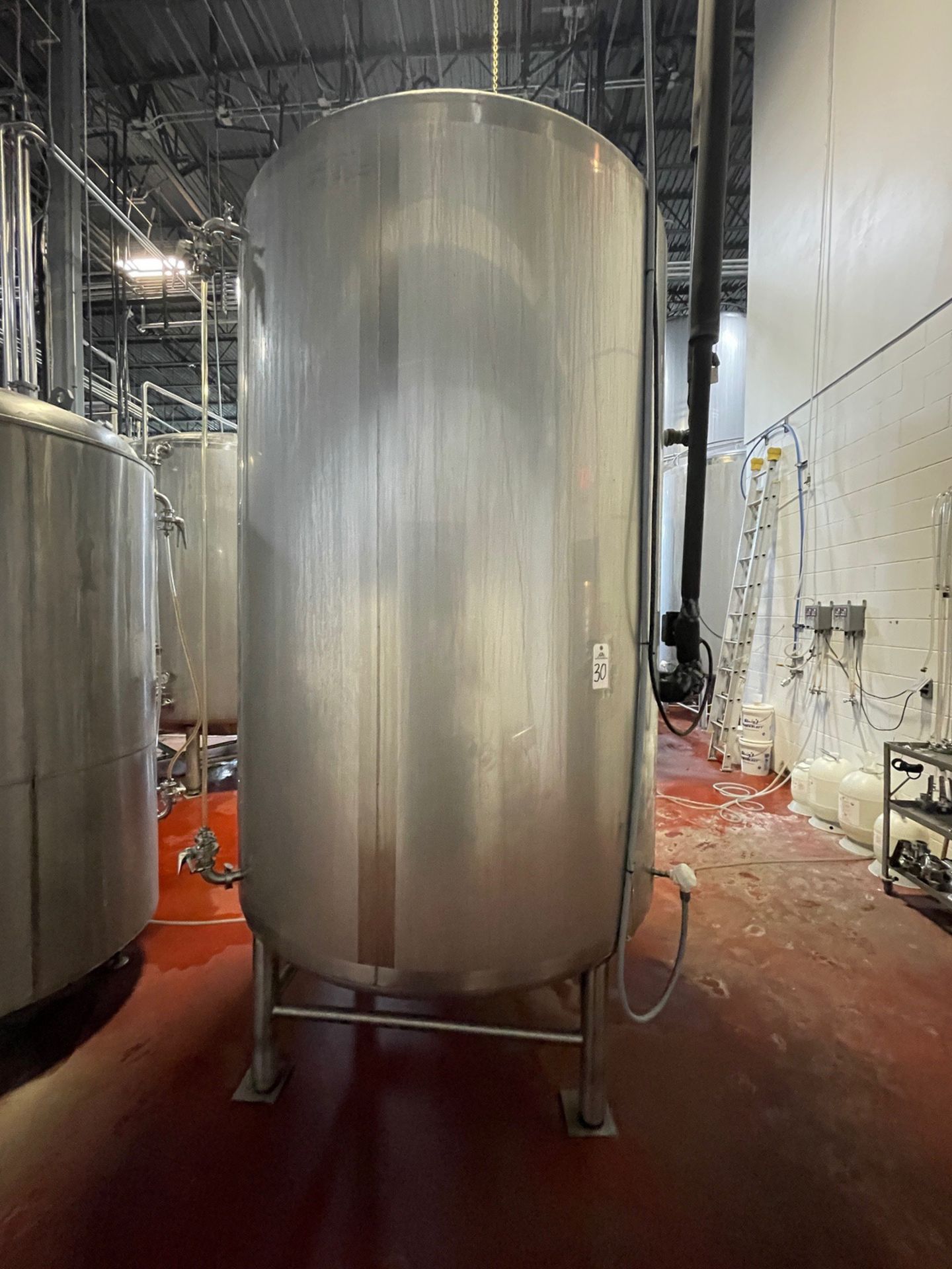 2009 Sprinkman 40 BBL Stainless Steel Holding Tank, Glycol Jacketed, Rounded Bottom | Rig Fee $1500 - Bild 6 aus 7