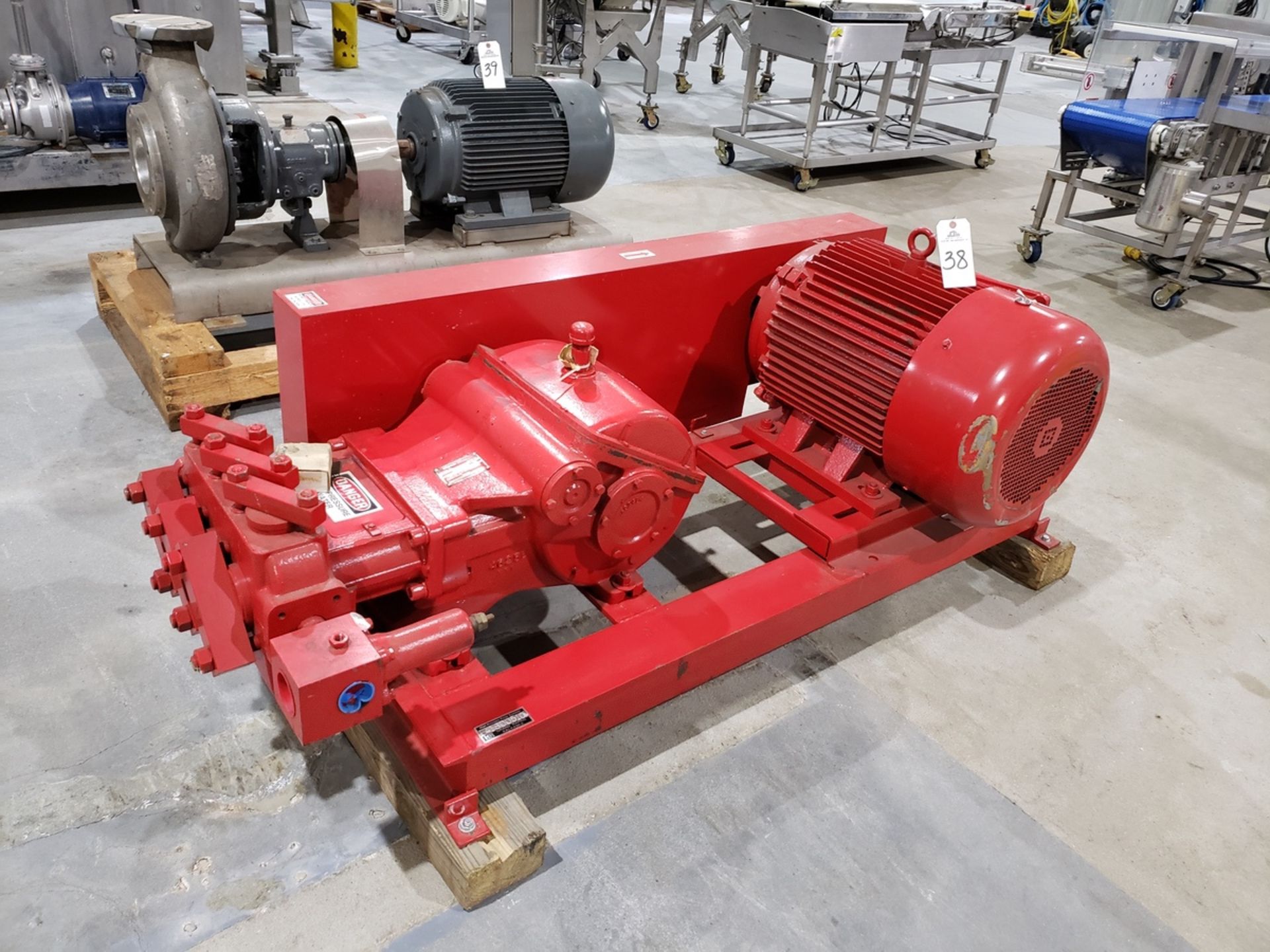 H&R Industries High Pressure Pump System, S/N 41800510, 75 HP | Rig Fee: $150