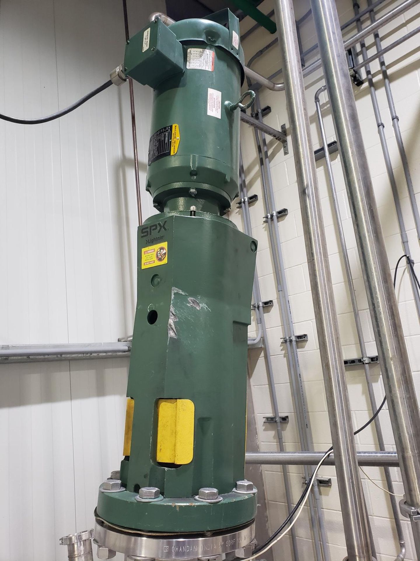 2,000 Gallon Stainless Steel Agitated Storage Tank, W/ Pumps & Controls | Rig Fee: $500 - Image 3 of 6