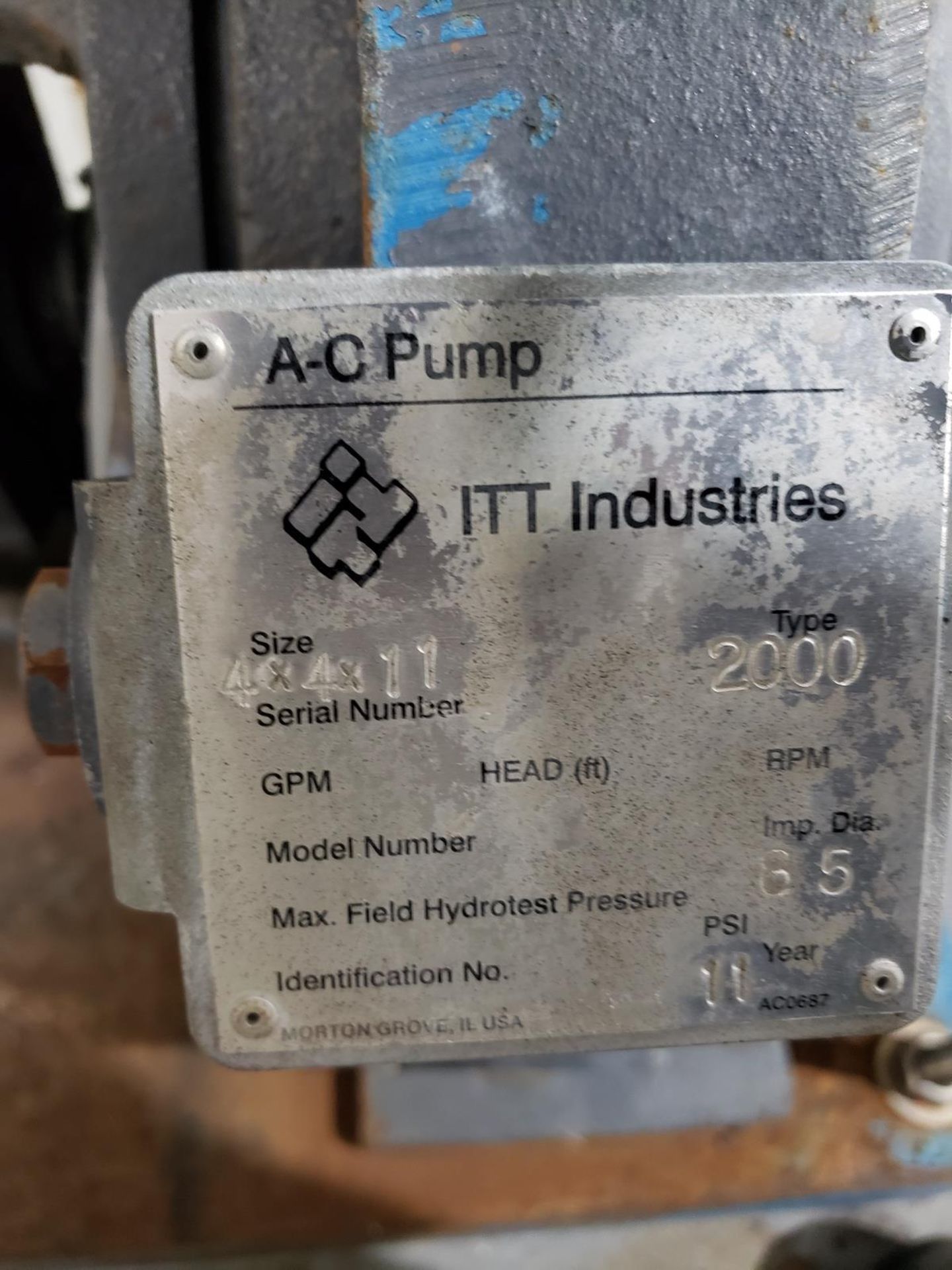 ITT 10 HP Transfer Pump | Rig Fee: $75 - Image 2 of 3