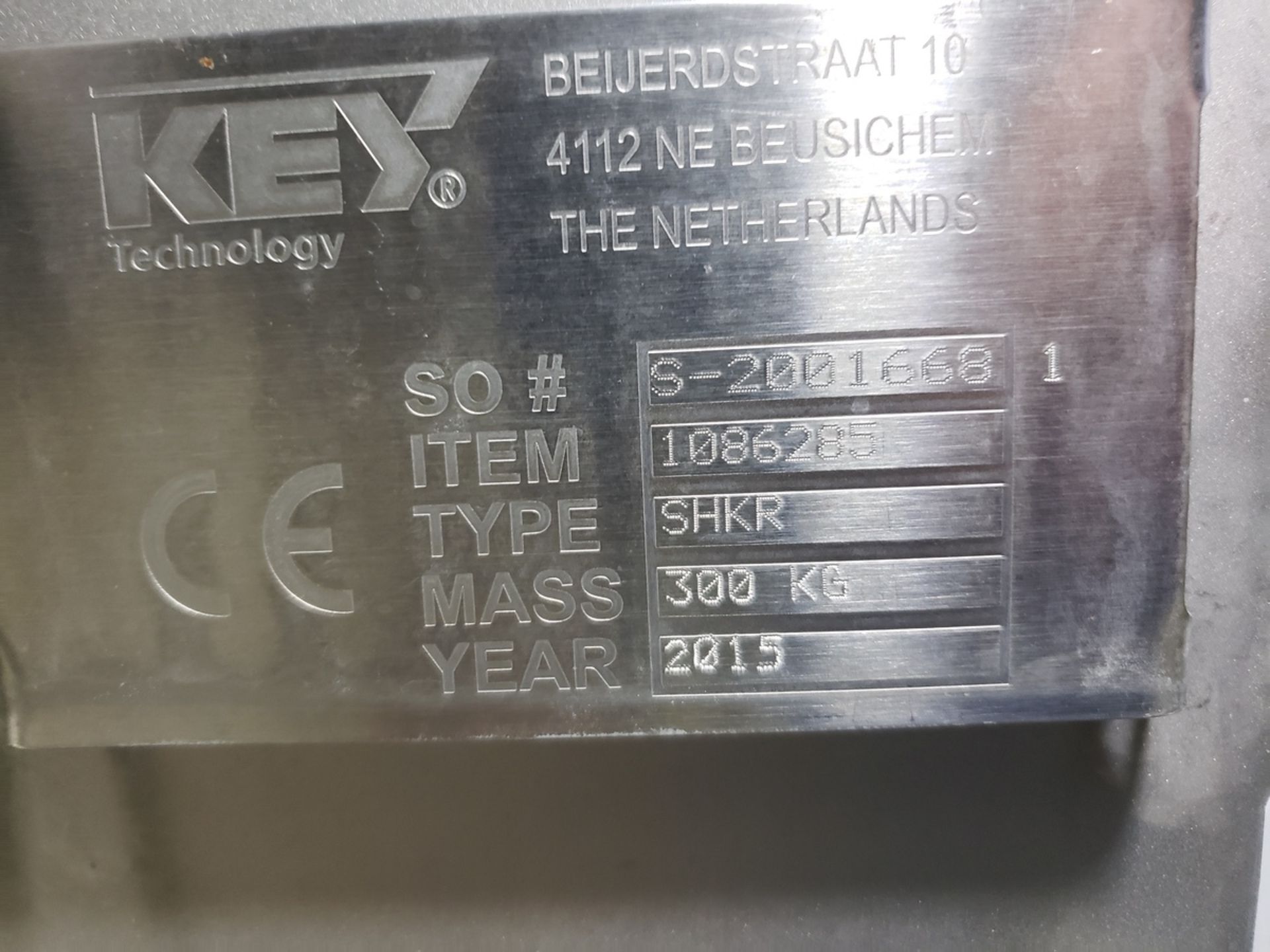 2015 Key Vibratory Conveyor, Approx 24" x 72" x 5.5" Deep to Screens - Subj to Bulk | Rig Fee: $500 - Image 2 of 2