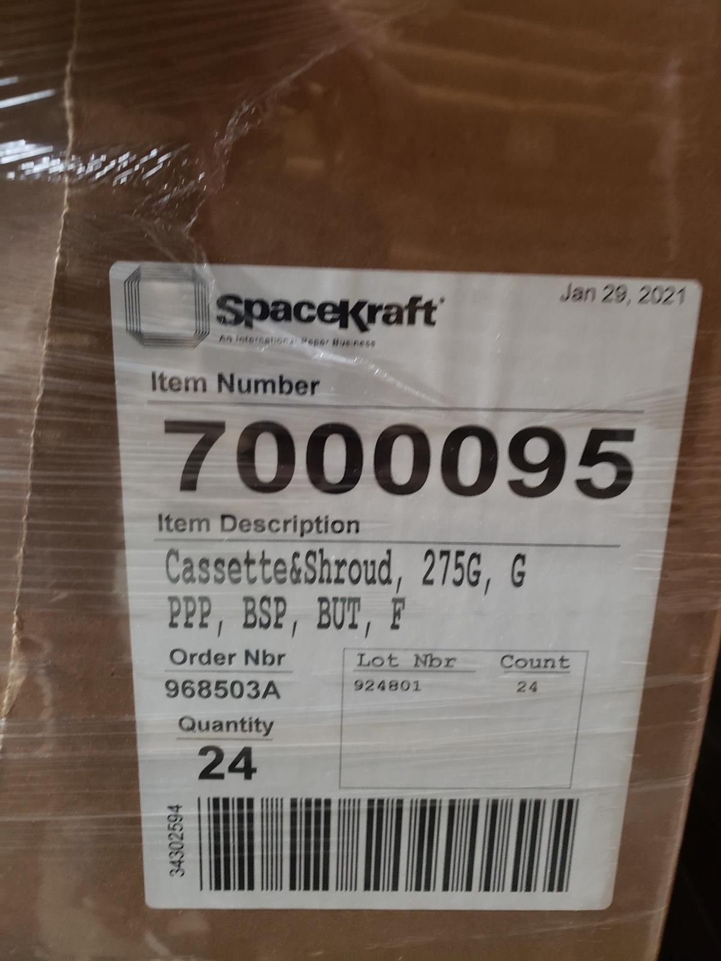 Lot of SpaceKraft Cassette & Shroud, 275 Gallon | Rig Fee: $75 - Image 2 of 2