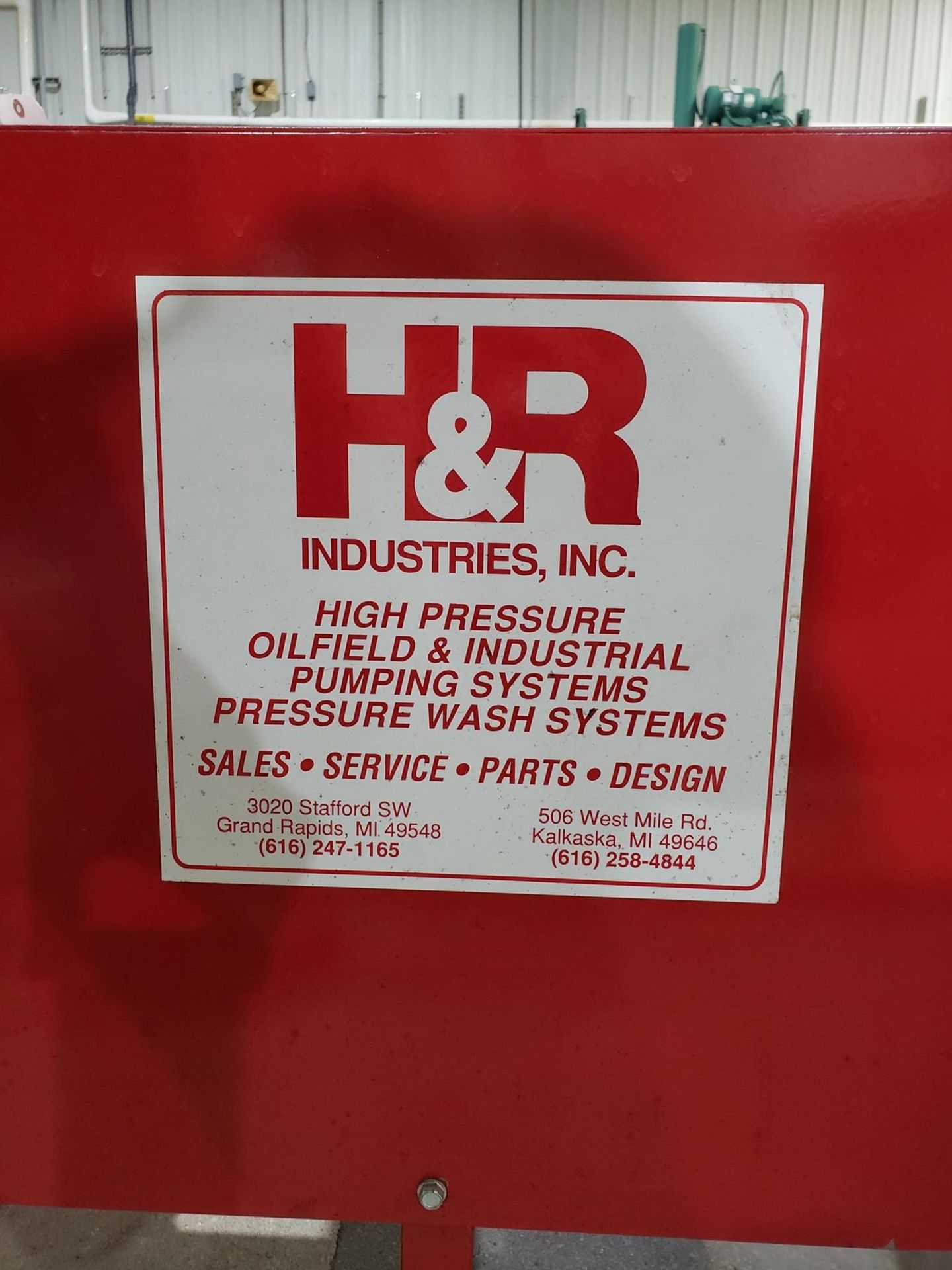 H&R Industries High Pressure Pump System, S/N 41800510, 75 HP | Rig Fee: $150 - Image 3 of 5