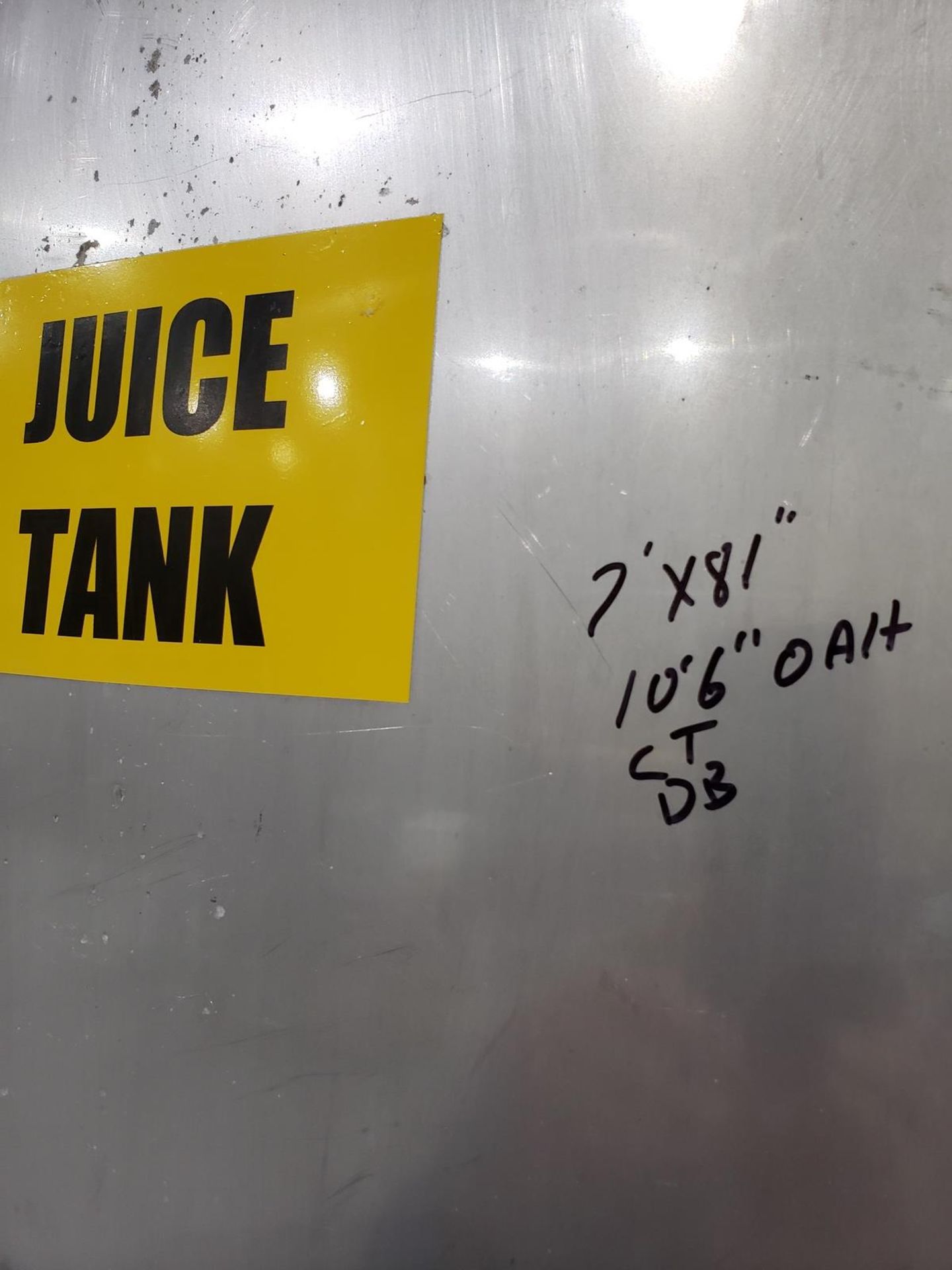 1,800 Gallon Stainless Steel Storage Tank | Rig Fee: $1000 - Image 2 of 3