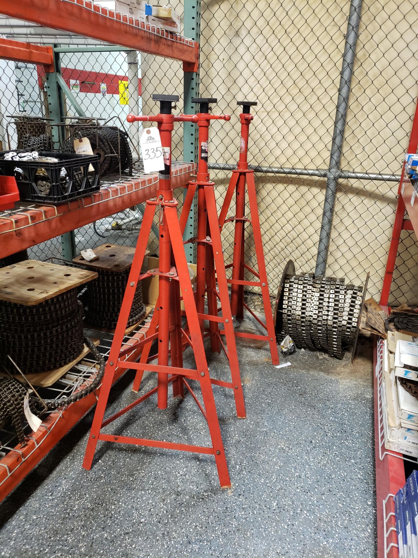 Lot of (3) High Lift Support Stands | Rig Fee: $25