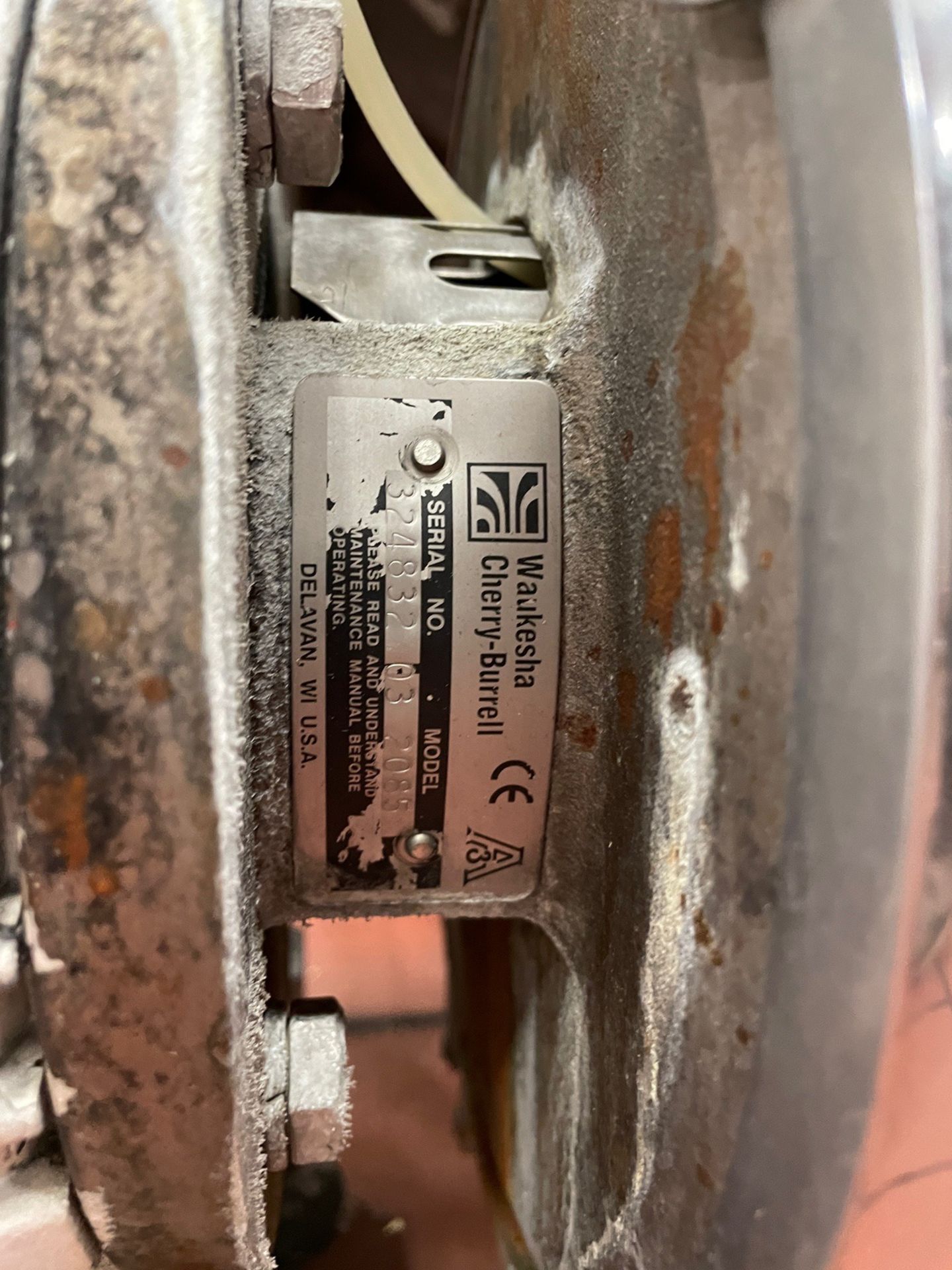 Waukesha Cherry Burrell Centrifugal Pump, 7.5 HP, Model 2085, S/N: 324832-03 | Rig Fee: $150 - Image 3 of 3