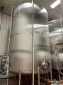 Cherry Burrell 15,000 Gallon Stainless Steel Horizontal Agitated Tank, Dish Bottom, | Rig Fee: $6000