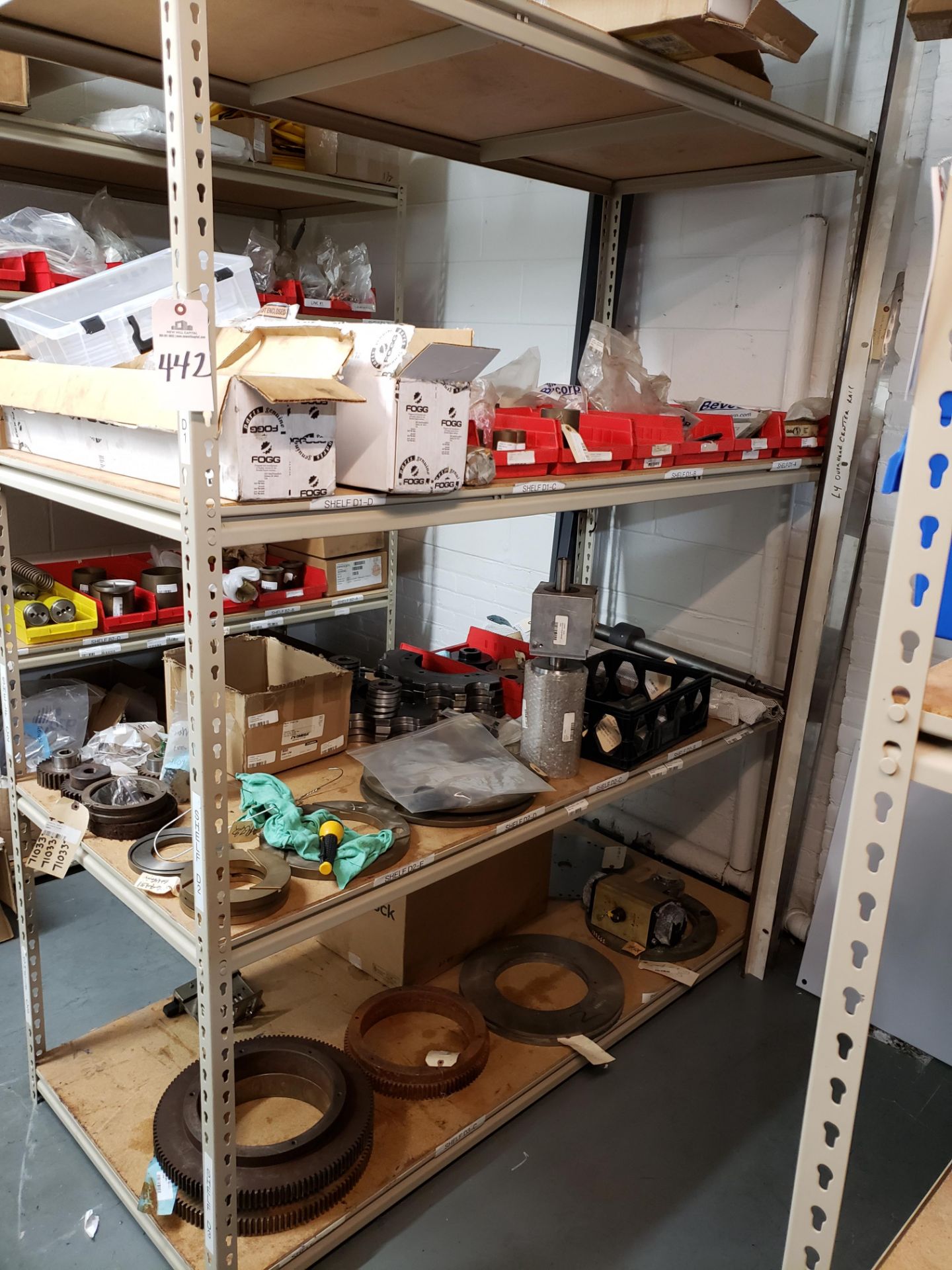 Contents of Storage Shelves and Spare Parts (Tagged as Lots 441 - 450), Lot 441: Sto | Rig Fee: $500 - Image 2 of 10