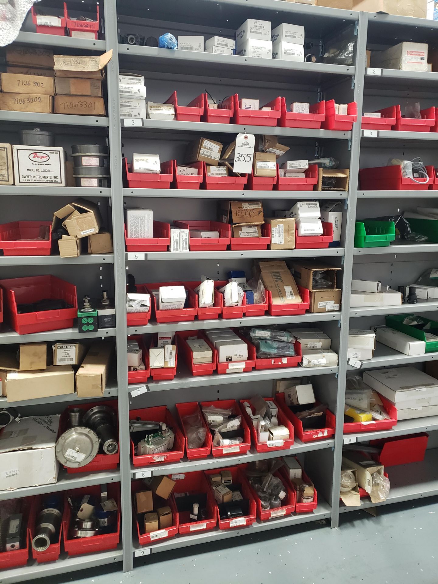 Contents of Storage Shelves and Spare Parts (Tagged as Lots 354 - 370) | Rig Fee: $1500 - Image 2 of 17