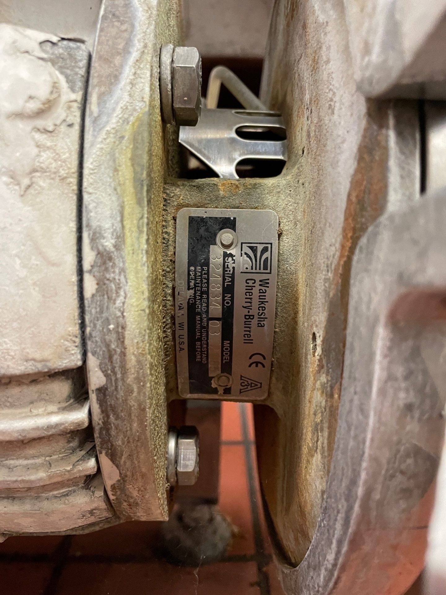 Waukesha Cherry Burrell Centrifugal Pump, 7.5 HP, Model 2085, S/N: 324834-03 | Rig Fee: $150 - Image 3 of 4