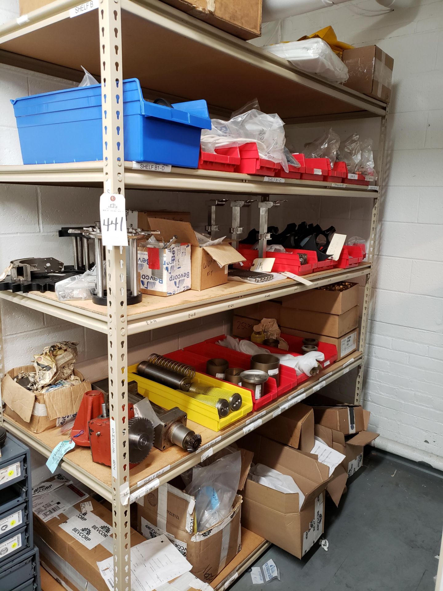 Contents of Storage Shelves and Spare Parts (Tagged as Lots 441 - 450), Lot 441: Sto | Rig Fee: $500