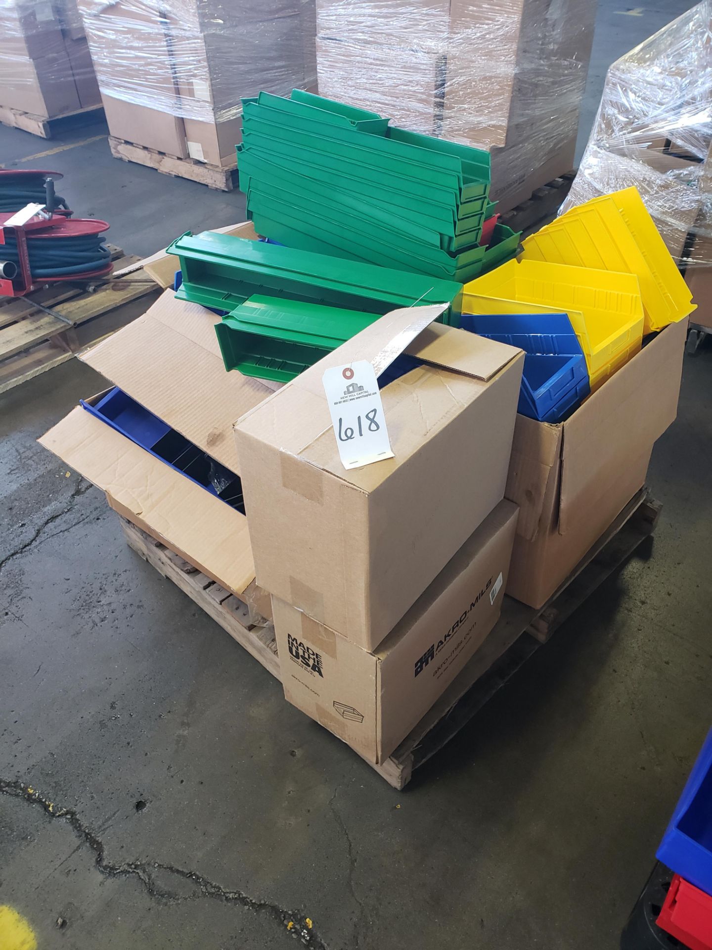 Lot of Plastic Storage Bins | Rig Fee: $25