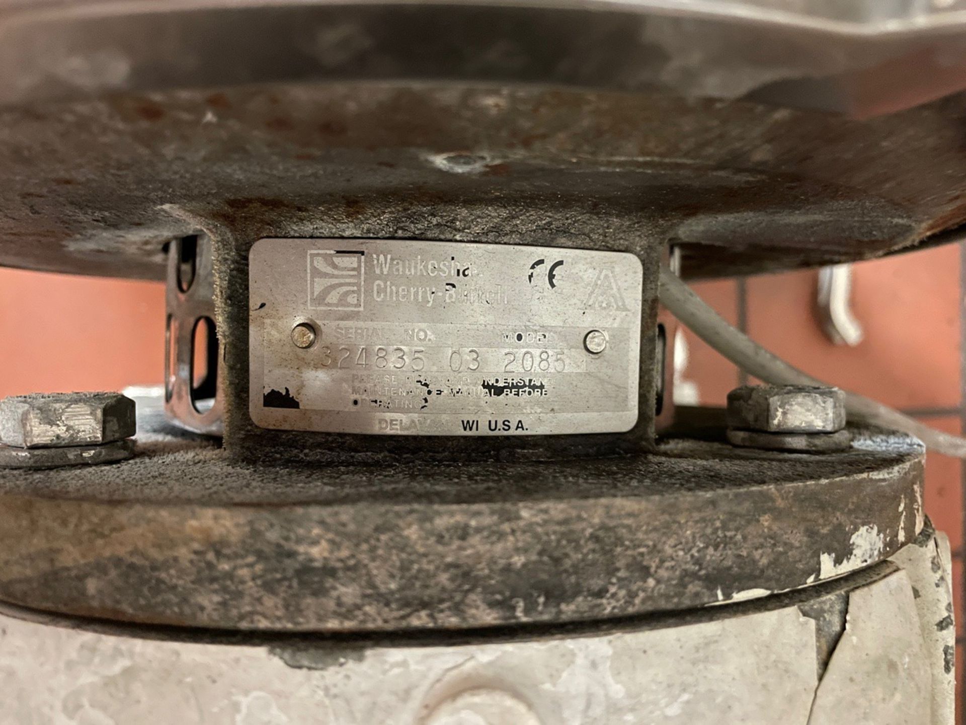 Waukesha Cherry Burrell Centrifugal Pump, 7.5 HP, Model 2085, S/N: 324835-03 | Rig Fee: $150 - Image 2 of 3