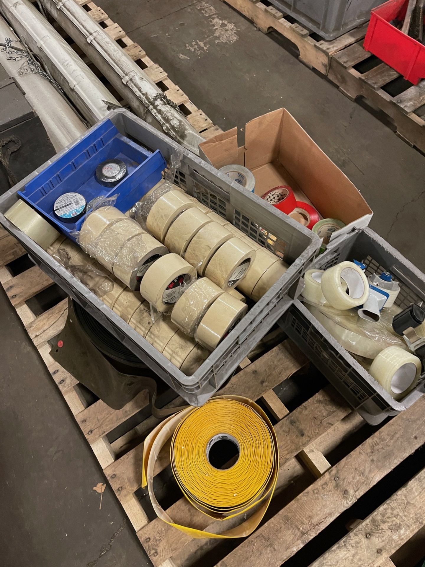 Lot of Misc. Hoses, Tape, Lights and Gloves | Rig Fee $50 - Image 2 of 4