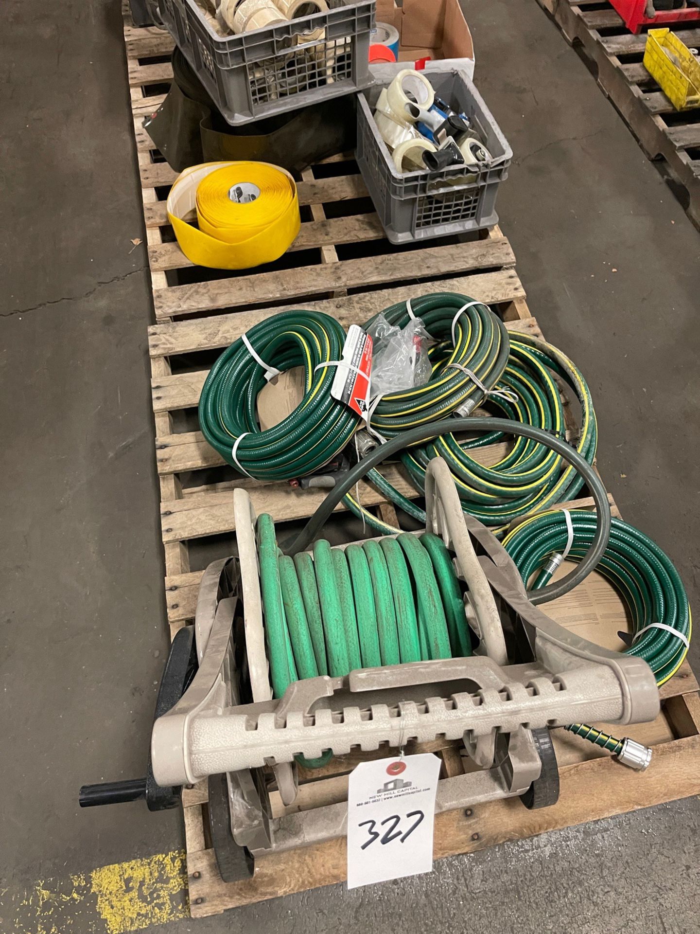 Lot of Misc. Hoses, Tape, Lights and Gloves | Rig Fee $50