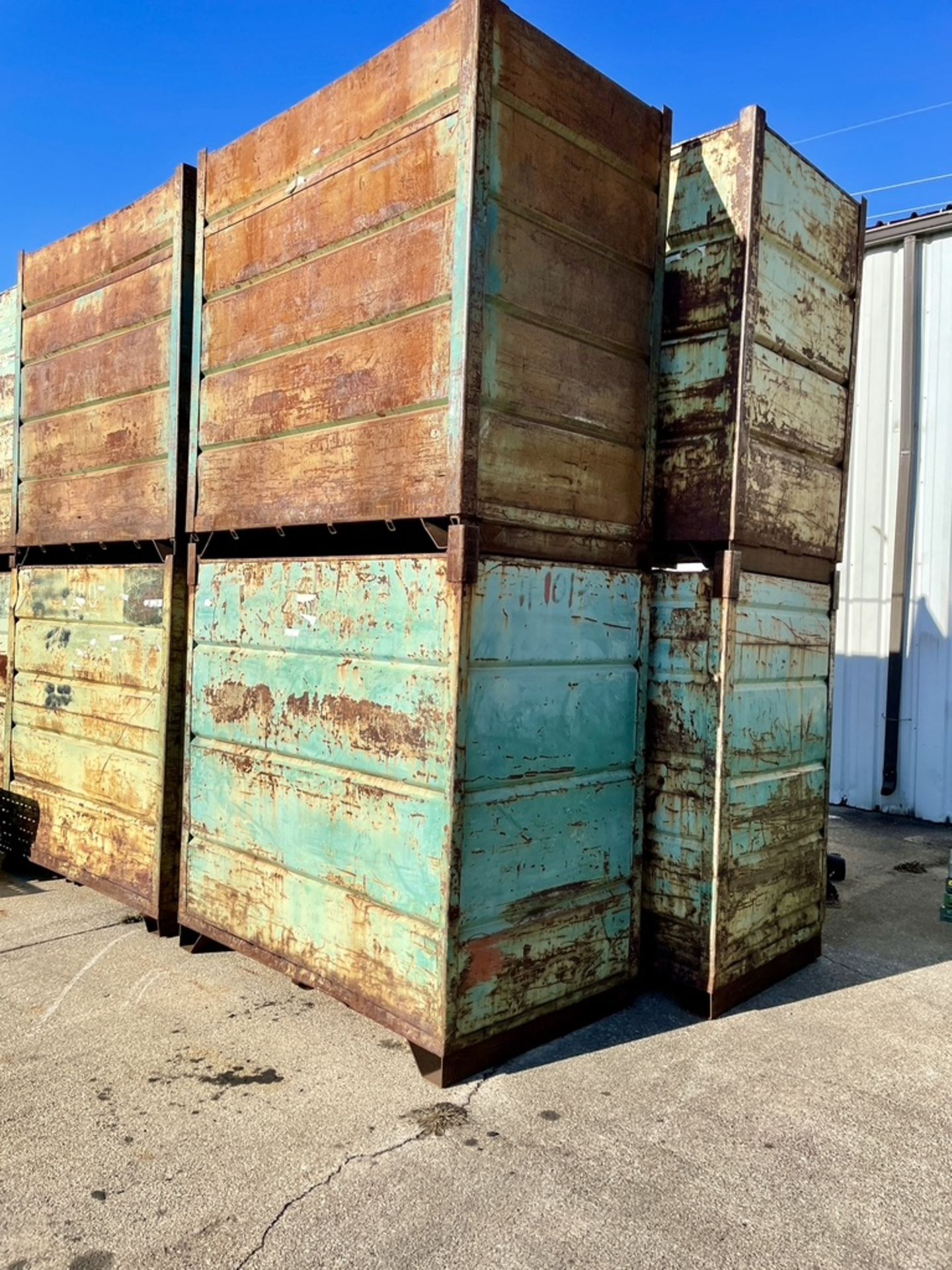 Approx 50 Steel Bins (Excludes and Wire Bins Shown) | Rig Fee $500 - Image 2 of 2