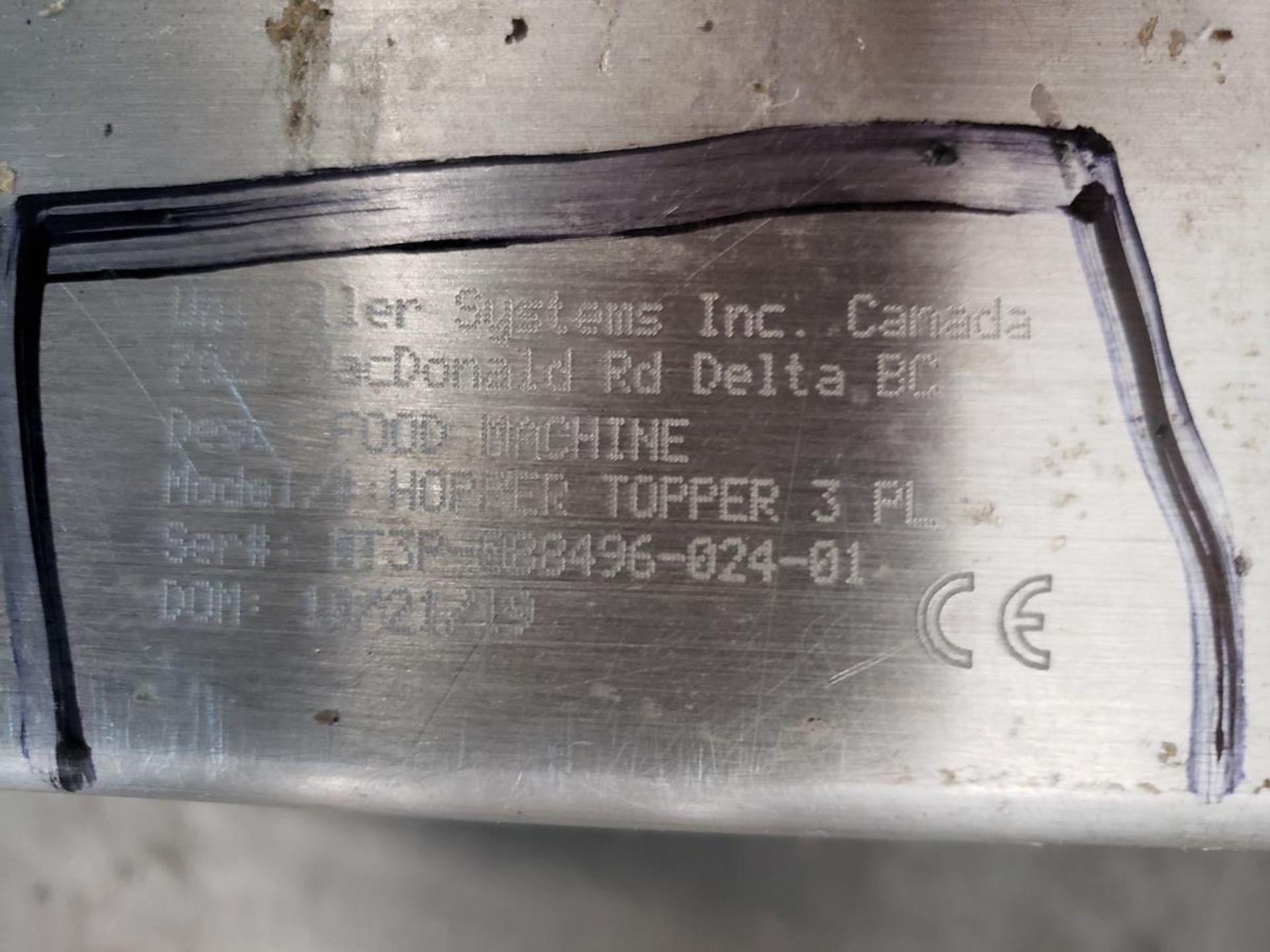2019 Unifiller Hopper Topper Transfer Pump, S/N HT3P-088496-024-01 | Rig Fee: $100 - Image 2 of 2