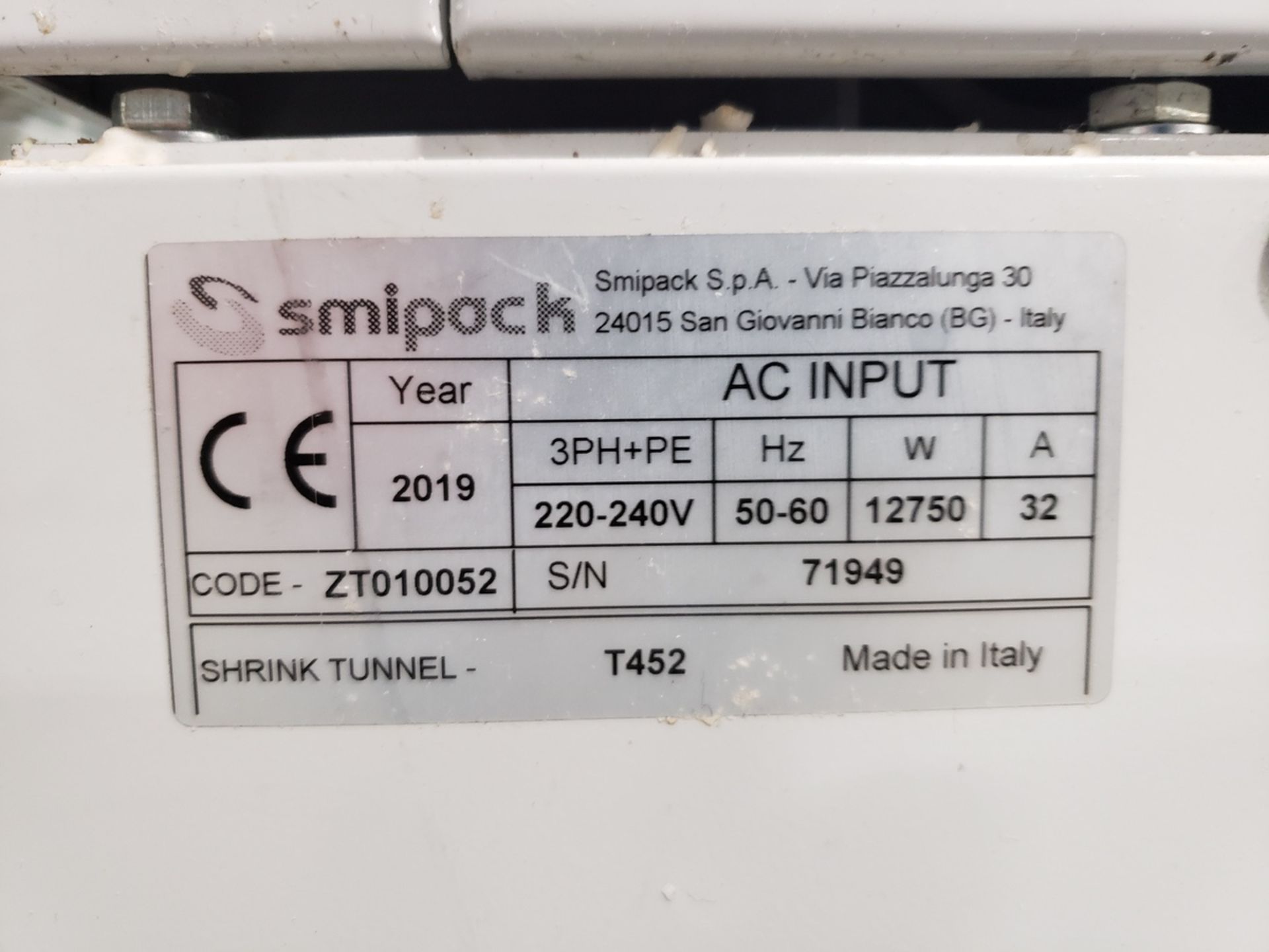 2019 SMIPack Horizontal Flow / Shrink Wrapper, M# HS500E, S/N 70521, W/ T452 Shrink | Rig Fee: $450 - Image 7 of 11