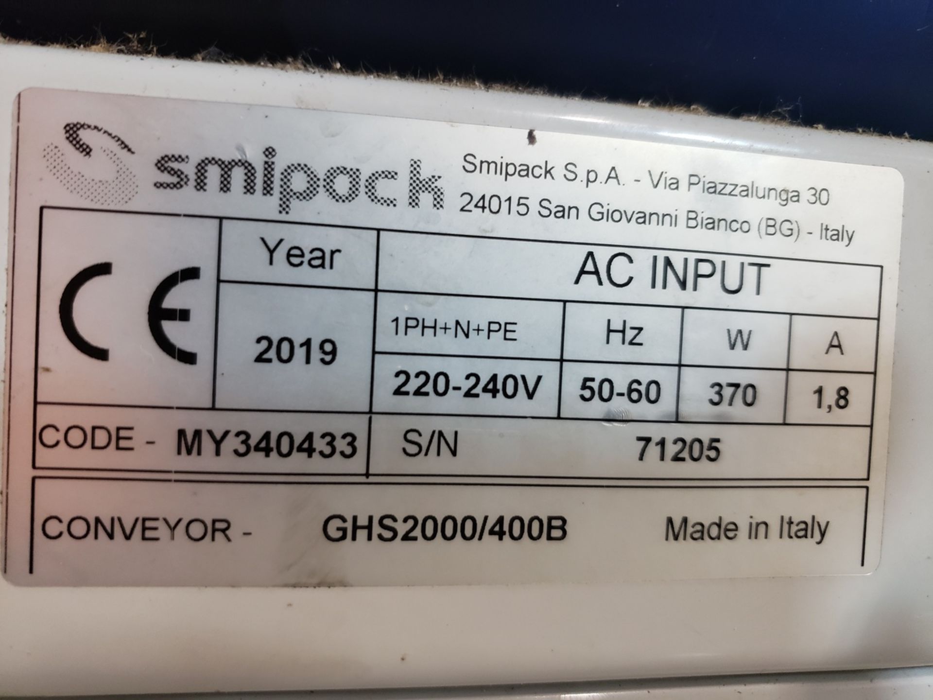 2019 SMIPack Horizontal Flow / Shrink Wrapper, M# HS500E, S/N 70521, W/ T452 Shrink | Rig Fee: $450 - Image 11 of 11