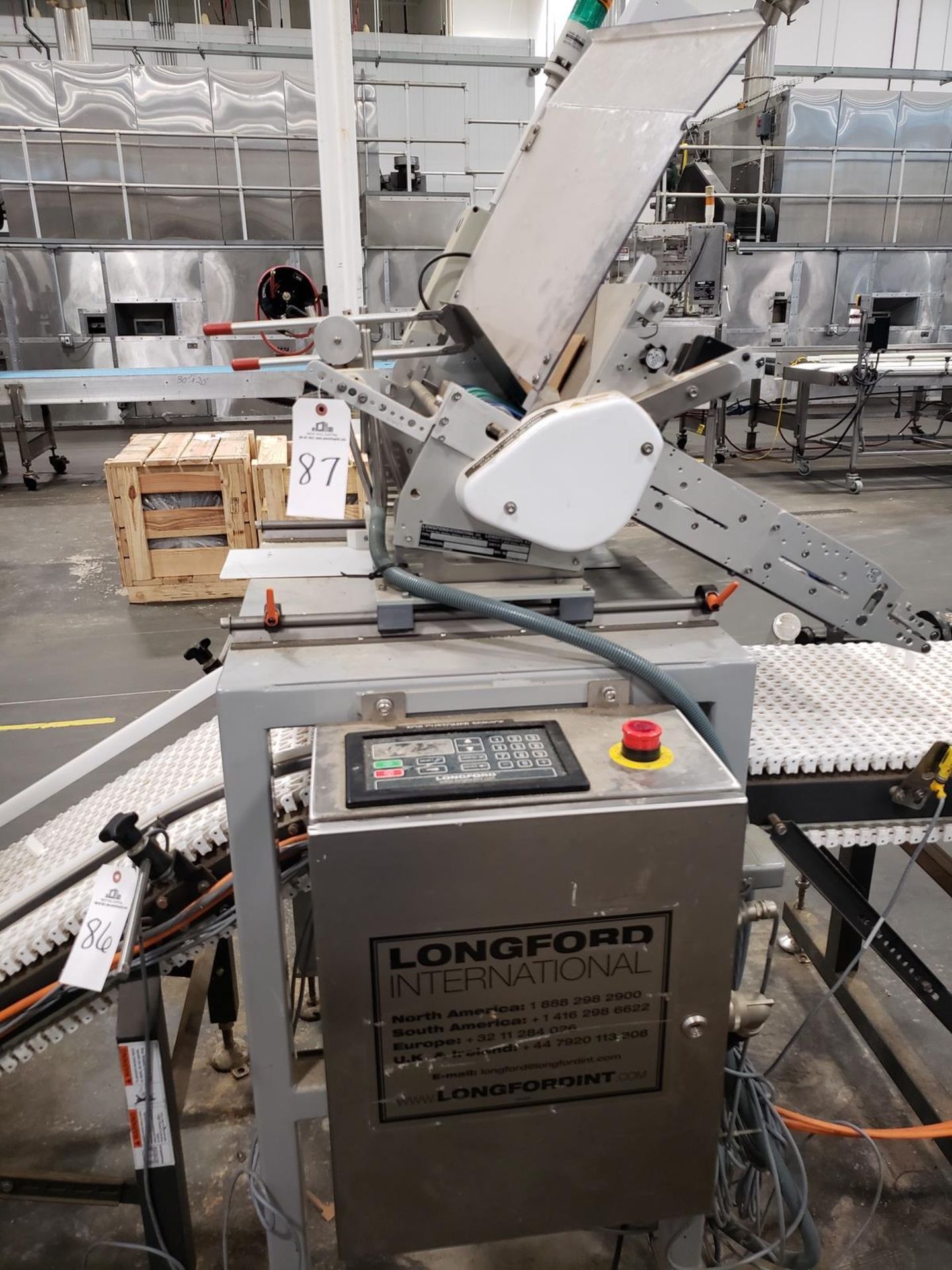 Longford Paper Sheet Feeder, M# C700W18-316TNSM, S/N 58129-01 | Rig Fee: $350