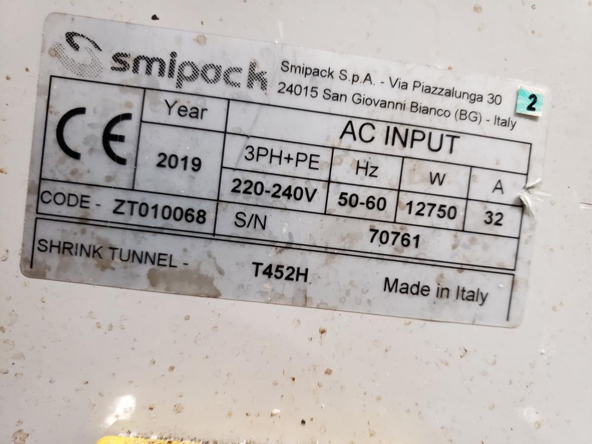 2019 SMIPack Horizontal Flow / Shrink Wrapper, M# HS500 SERVO, S/N 6889, W/ T452H Sh | Rig Fee: $450 - Image 7 of 11