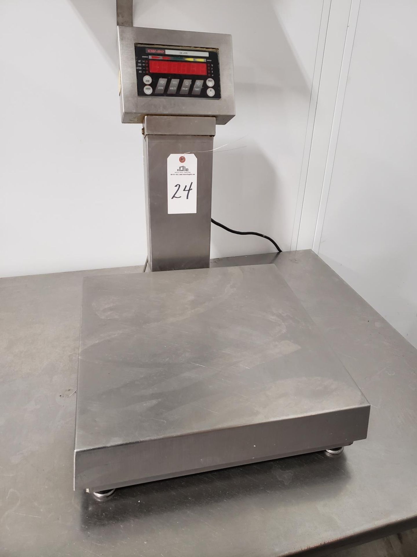 Rice Lake Table Top Scale, M# CW-80 2A, S/N 1420600060 | Rig Fee: $25