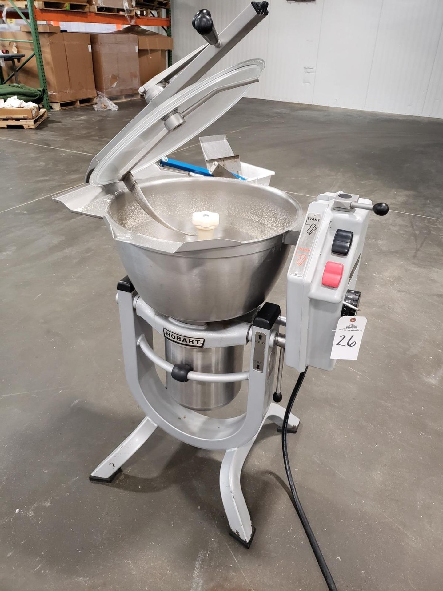 Hobart Cutter Mixer W/Stainless Tilting Bowl, M# HCM 450, S/N 31-1185-731 | Rig Fee: $75
