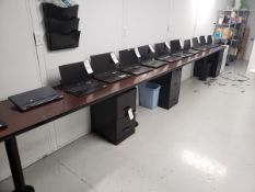Work Table W/(4) Chairs and File Cabinets
