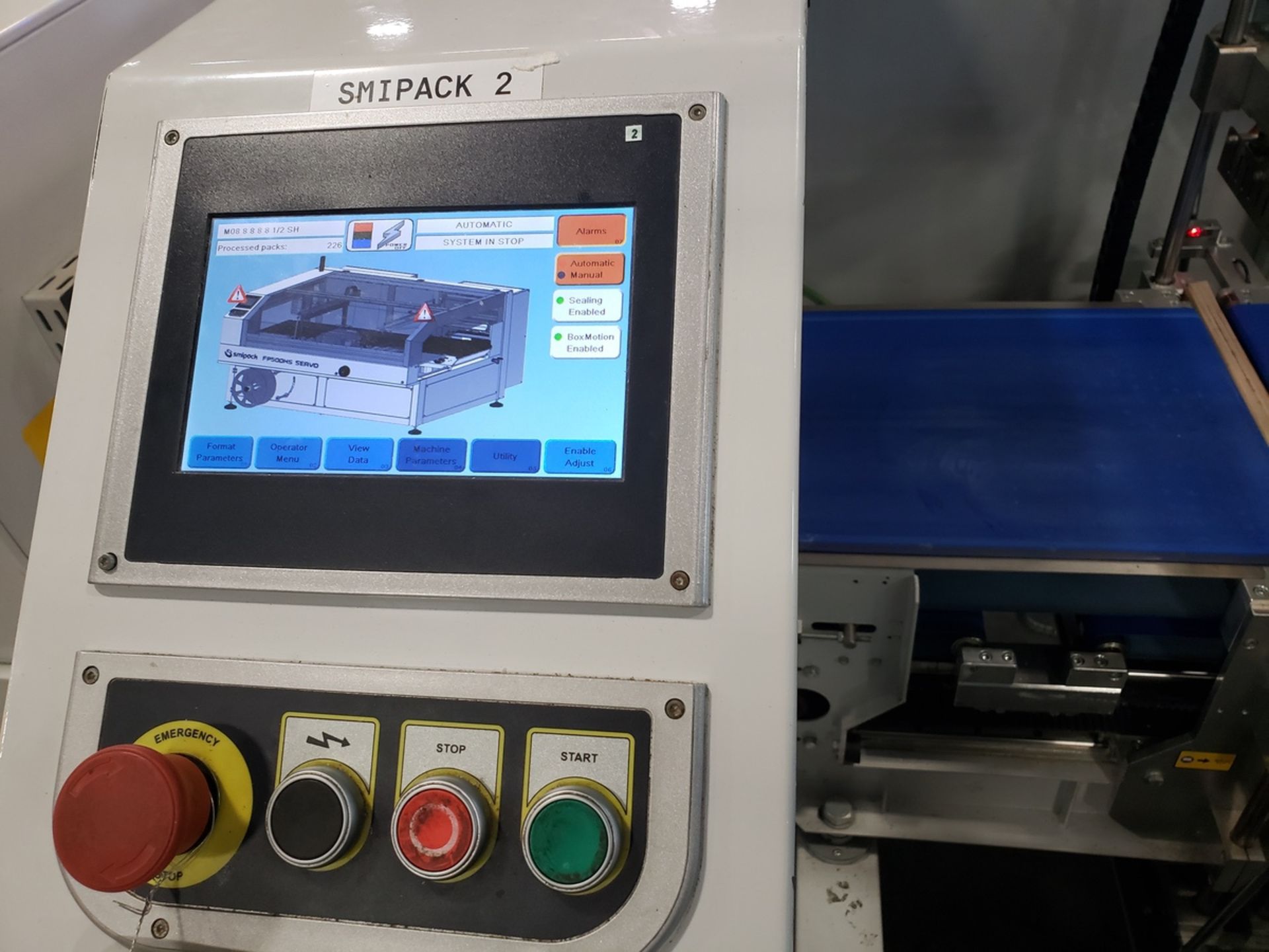 2019 SMIPack Horizontal Flow / Shrink Wrapper, M# HS500 Servo, S/N 65008, W/ T452H S | Rig Fee: $450 - Image 4 of 11