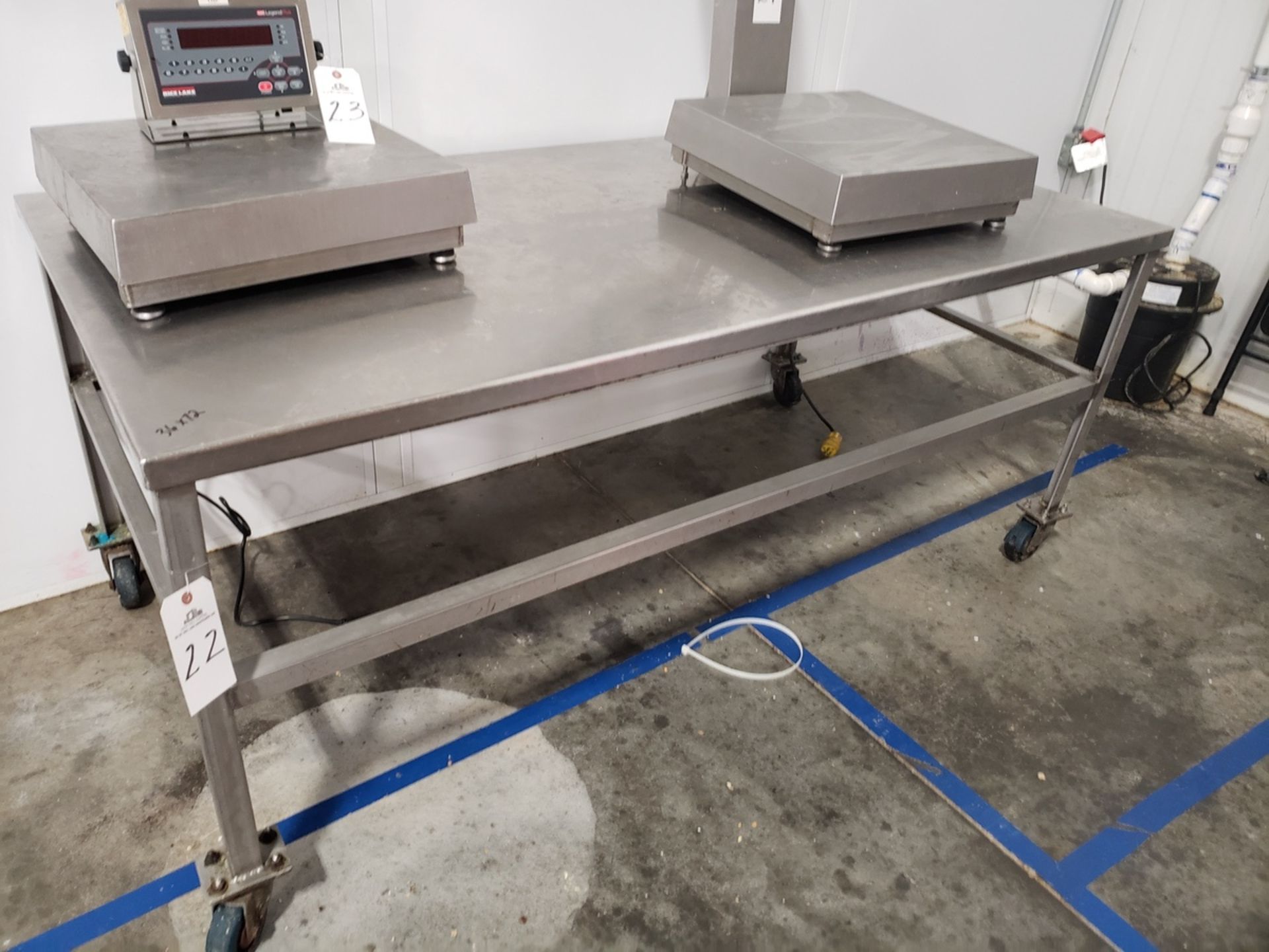 Stainless Steel Table, 30" x 72" | Rig Fee: $25