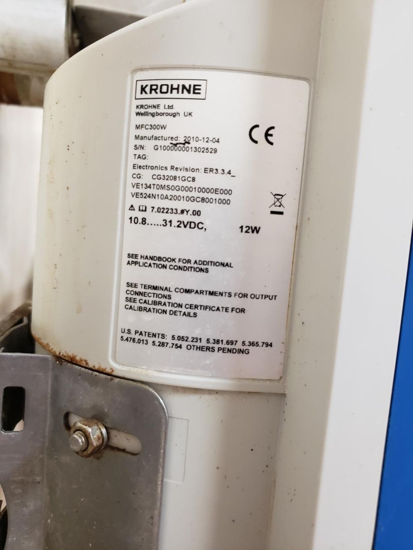 Lot of (3) Krohne Mass Flow Converter, M# MFC300W | Rig Fee $75 - Image 2 of 5
