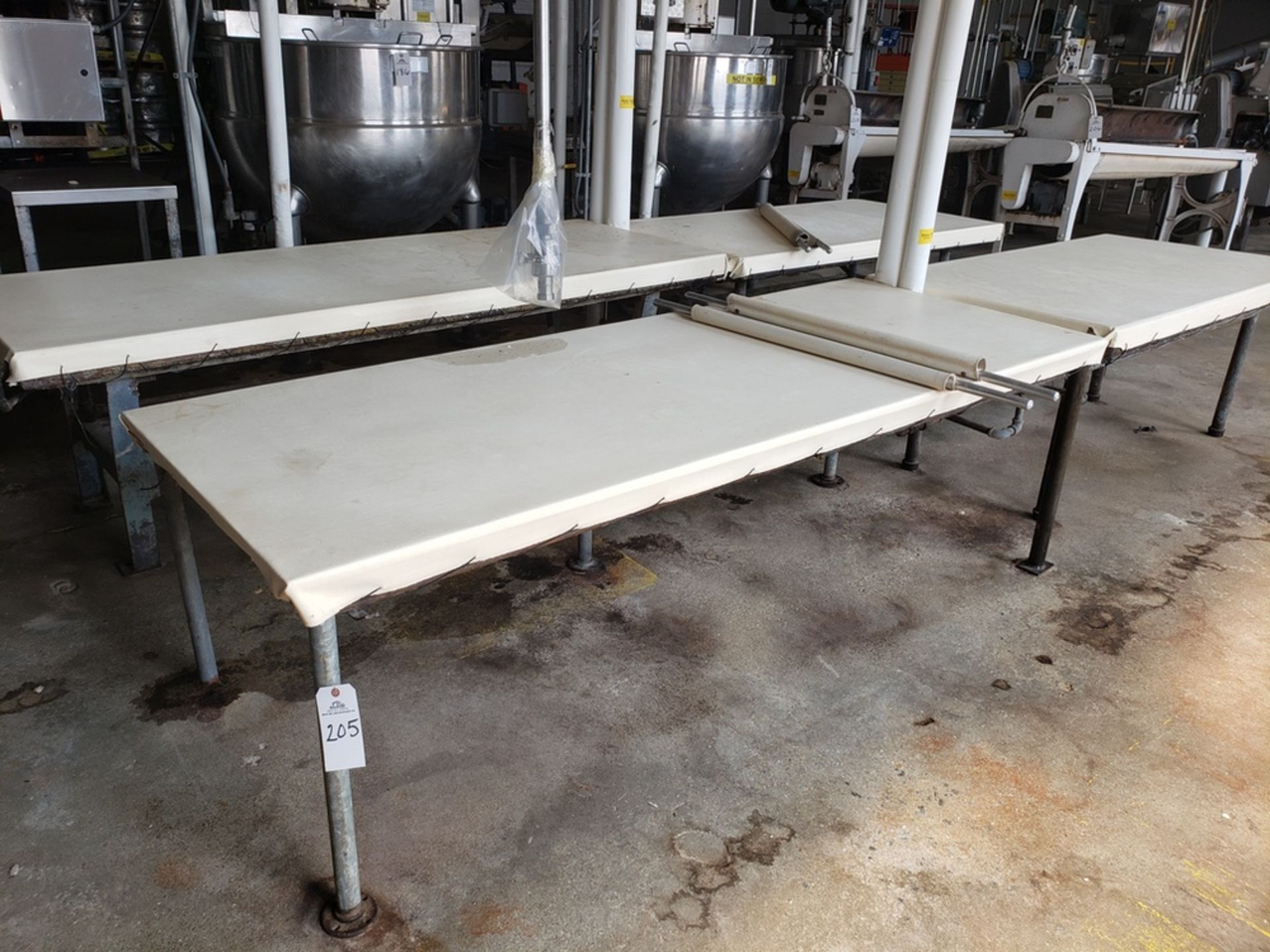 Lot of (4) Chilled Candy Pulling Tables | Rig Fee $400